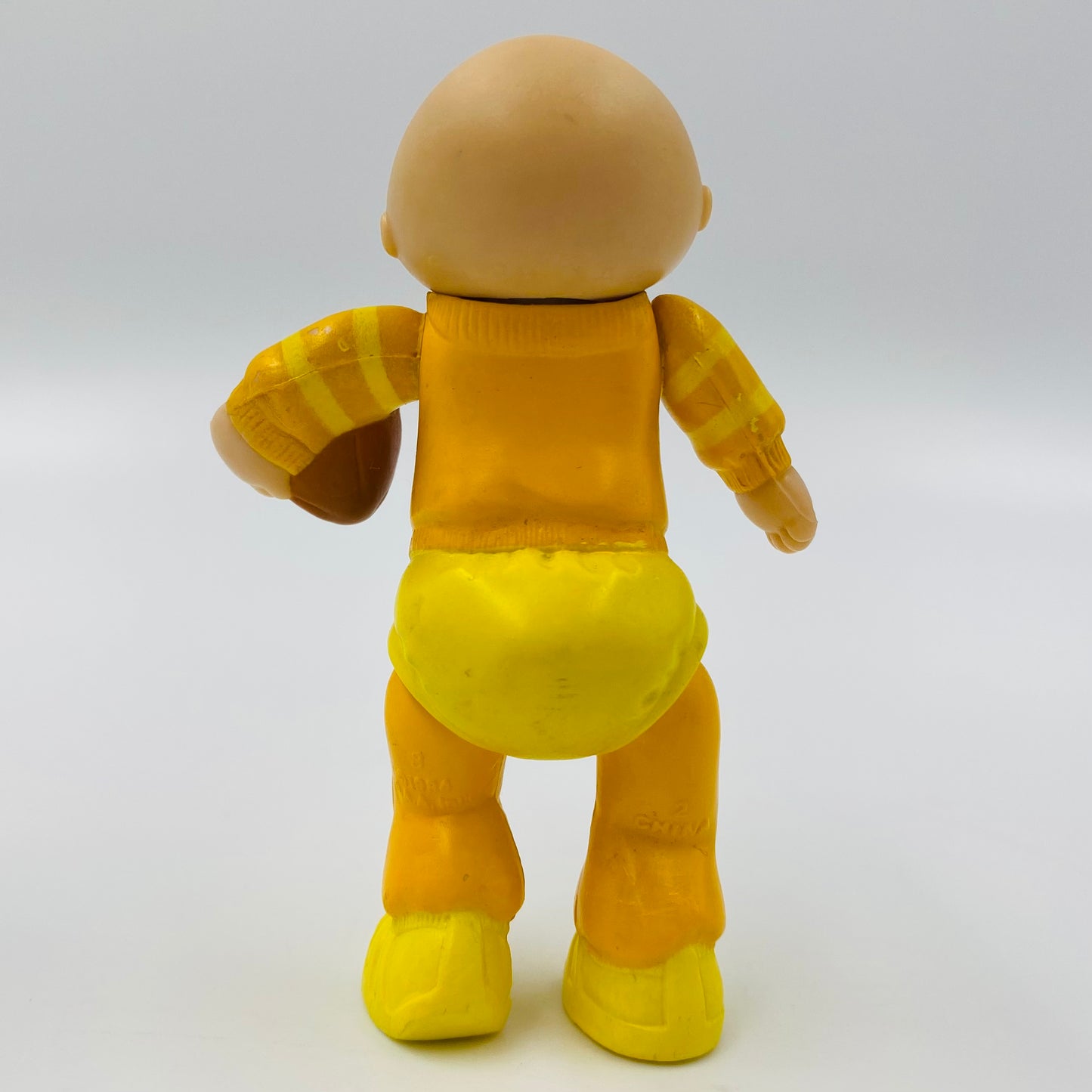 Cabbage Patch Kids yellow & orange outfit/football loose 3.5” poseable figure (1984) Panosh Place