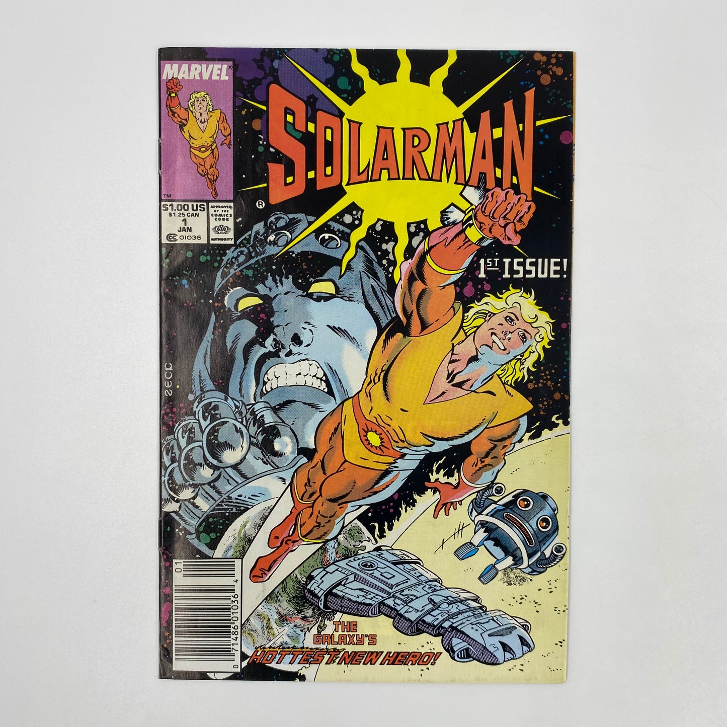 Solarman #1-2 (1989-1990) Marvel (FN-, FN)