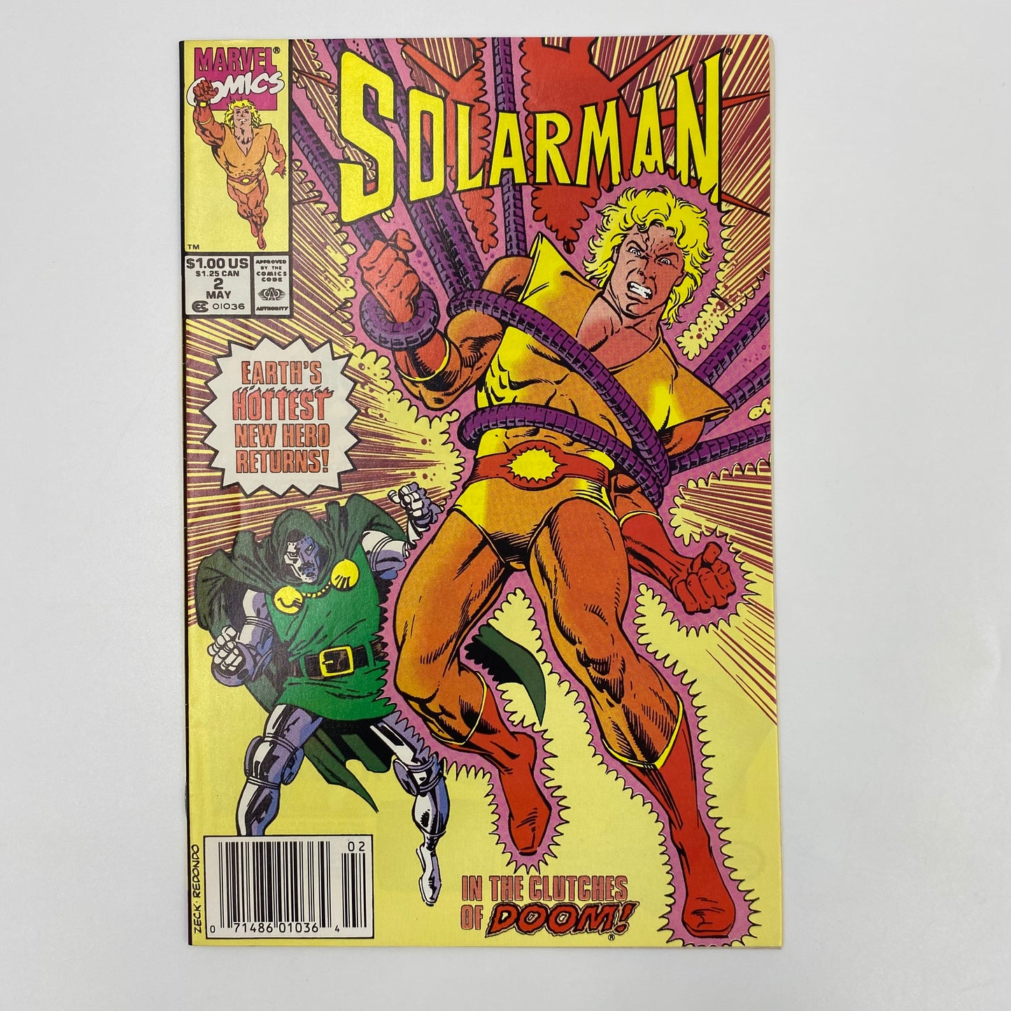 Solarman #1-2 (1989-1990) Marvel (FN-, FN)