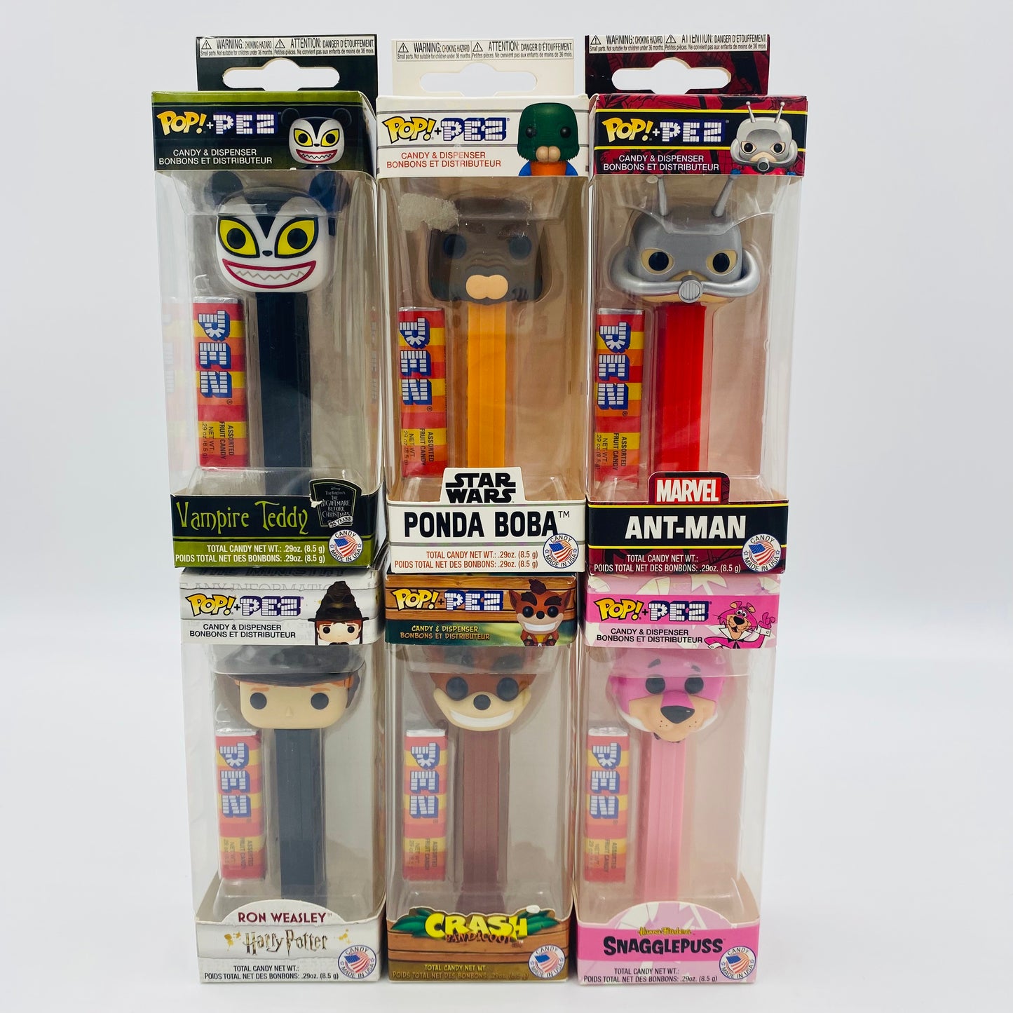 M&PC Pop! + PEZ Dispenser FUN PACK: Starter Pack #2
