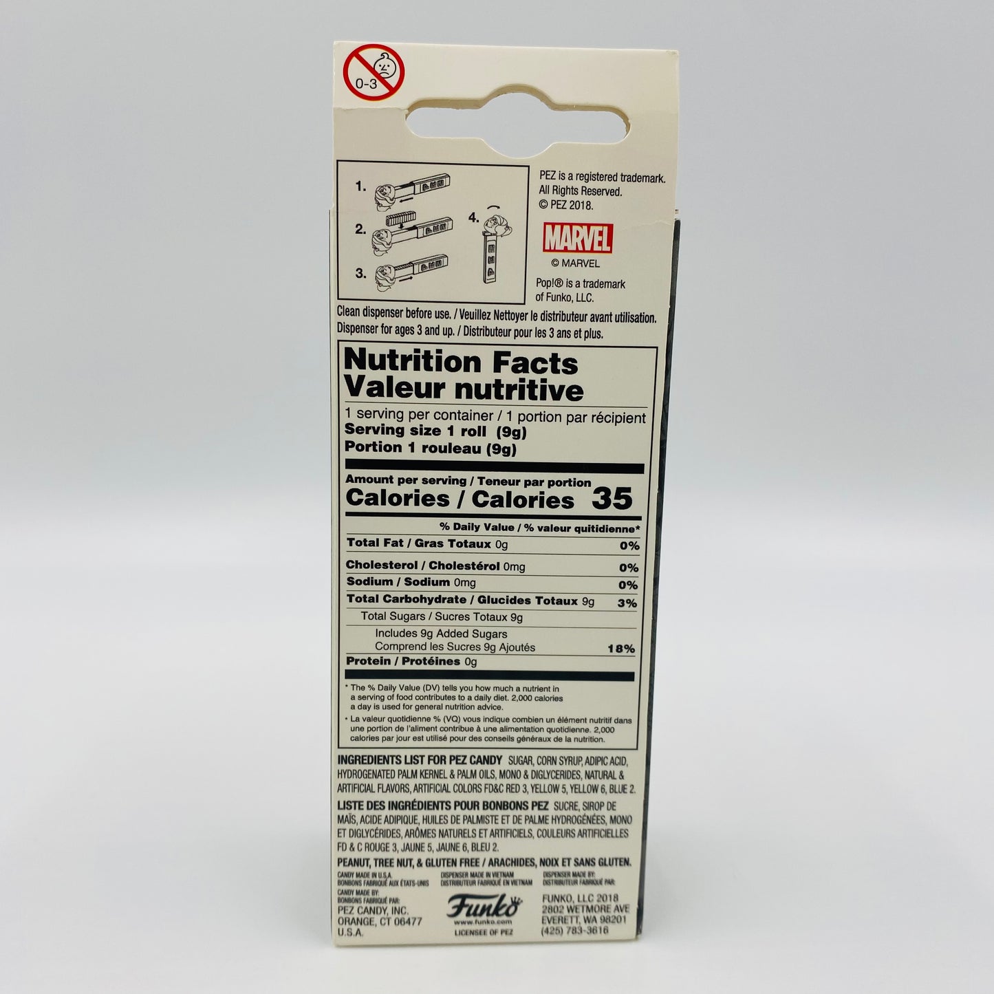 M&PC Pop! + PEZ Dispenser FUN PACK: Thor Ragnarok!