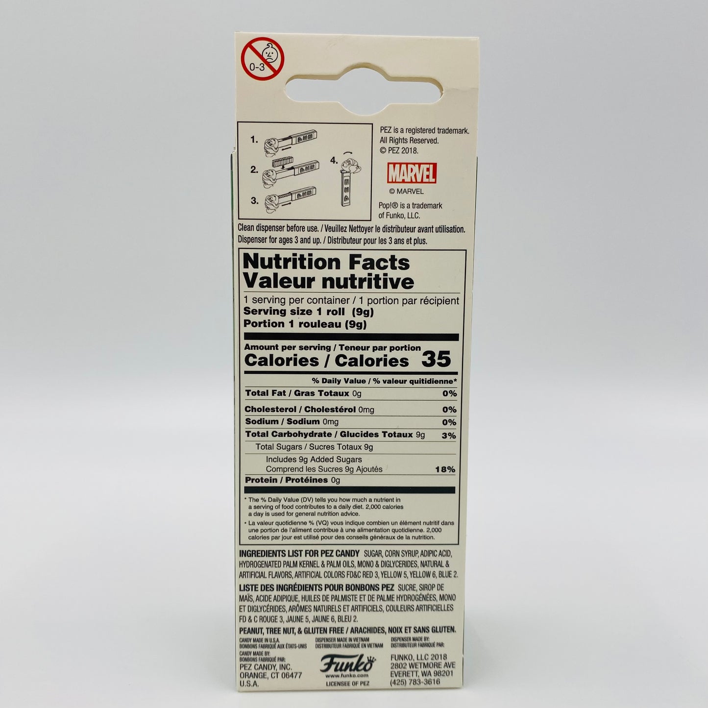 M&PC Pop! + PEZ Dispenser FUN PACK: Thor Ragnarok!