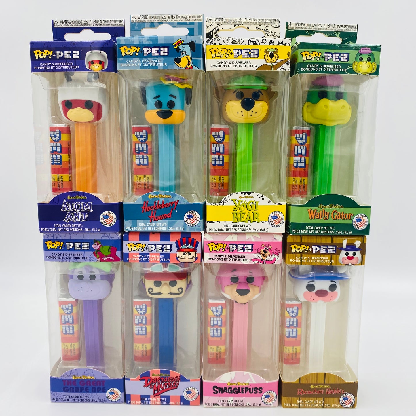 M&PC Pop! + PEZ Dispenser MEGA FUN PACK: Hanna-Barbera!