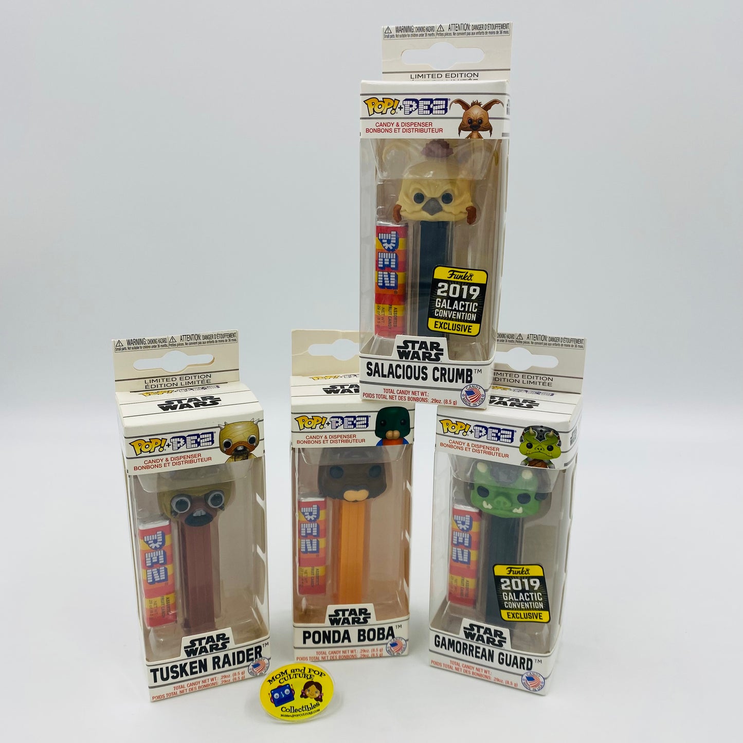 M&PC Pop! + PEZ Dispenser FUN PACK: Star Wars!