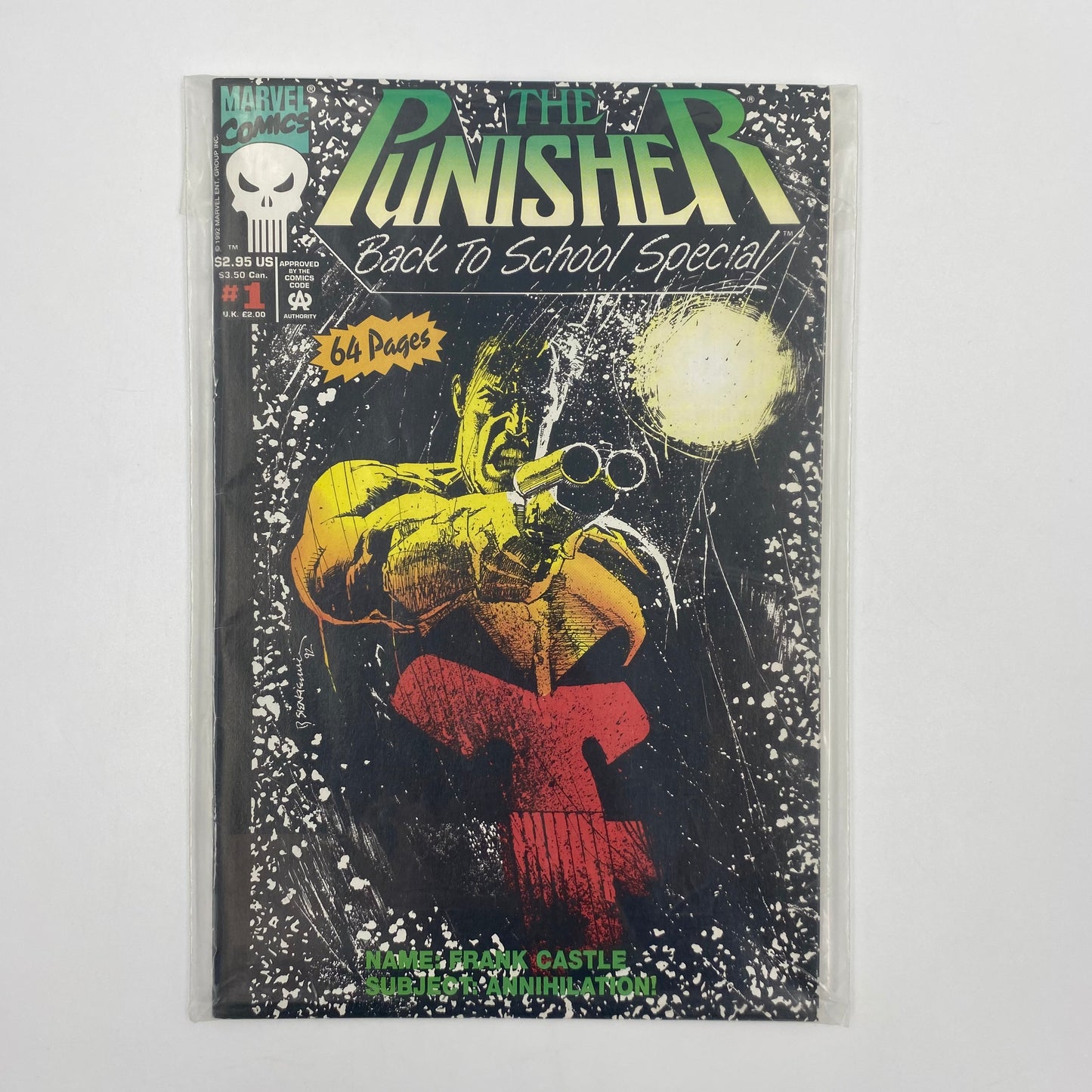 Punisher Back to School Special #1 (1992) Marvel