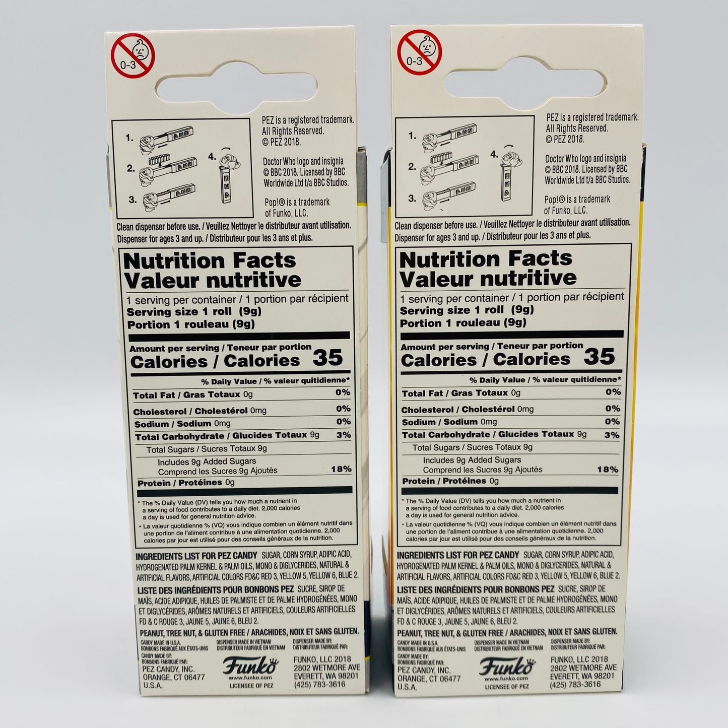 M&PC Pop! + PEZ Dispenser FUN PACK: Doctor Who!