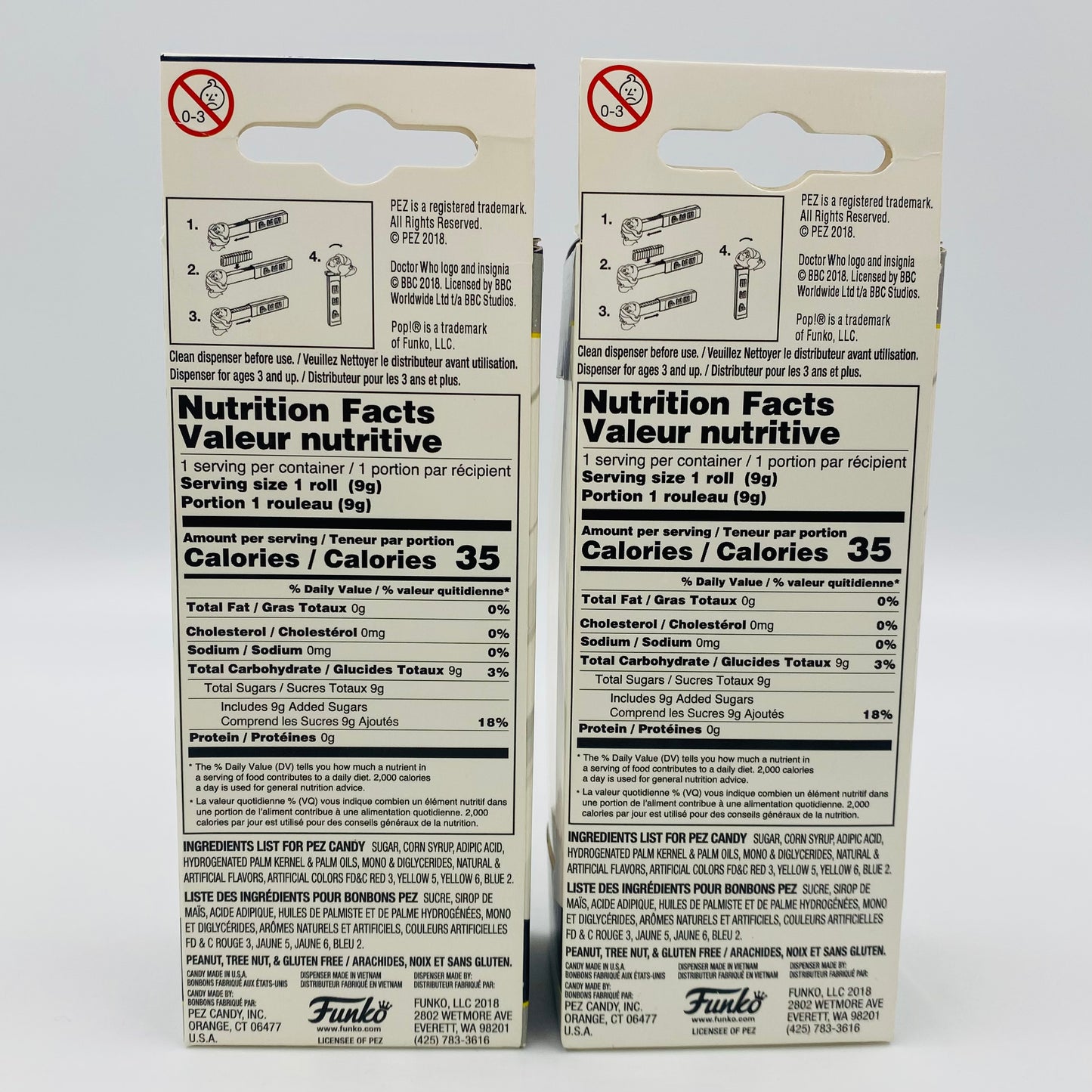 M&PC Pop! + PEZ Dispenser FUN PACK: Doctor Who!