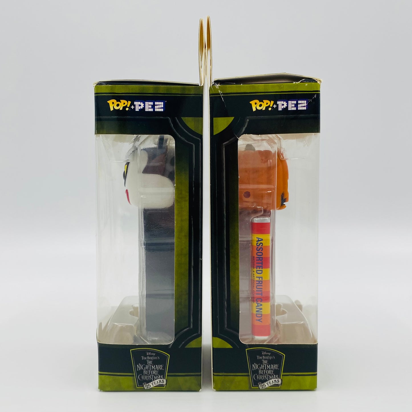 M&PC Pop! + PEZ Dispenser FUN PACK: Disney Nightmare Before Christmas Pumpkin King & Vampire Teddy