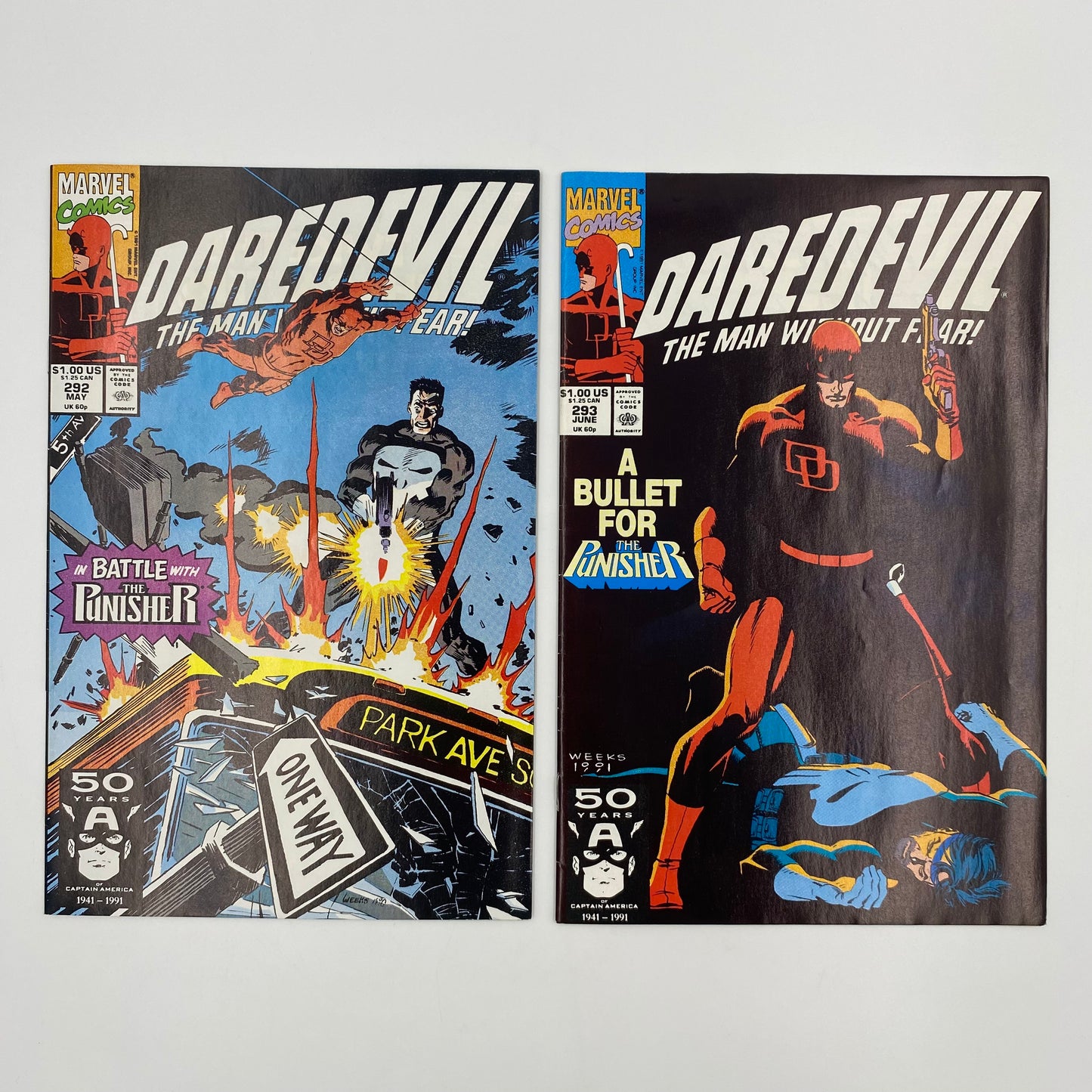 Daredevil #292 & 293 (1991) Marvel