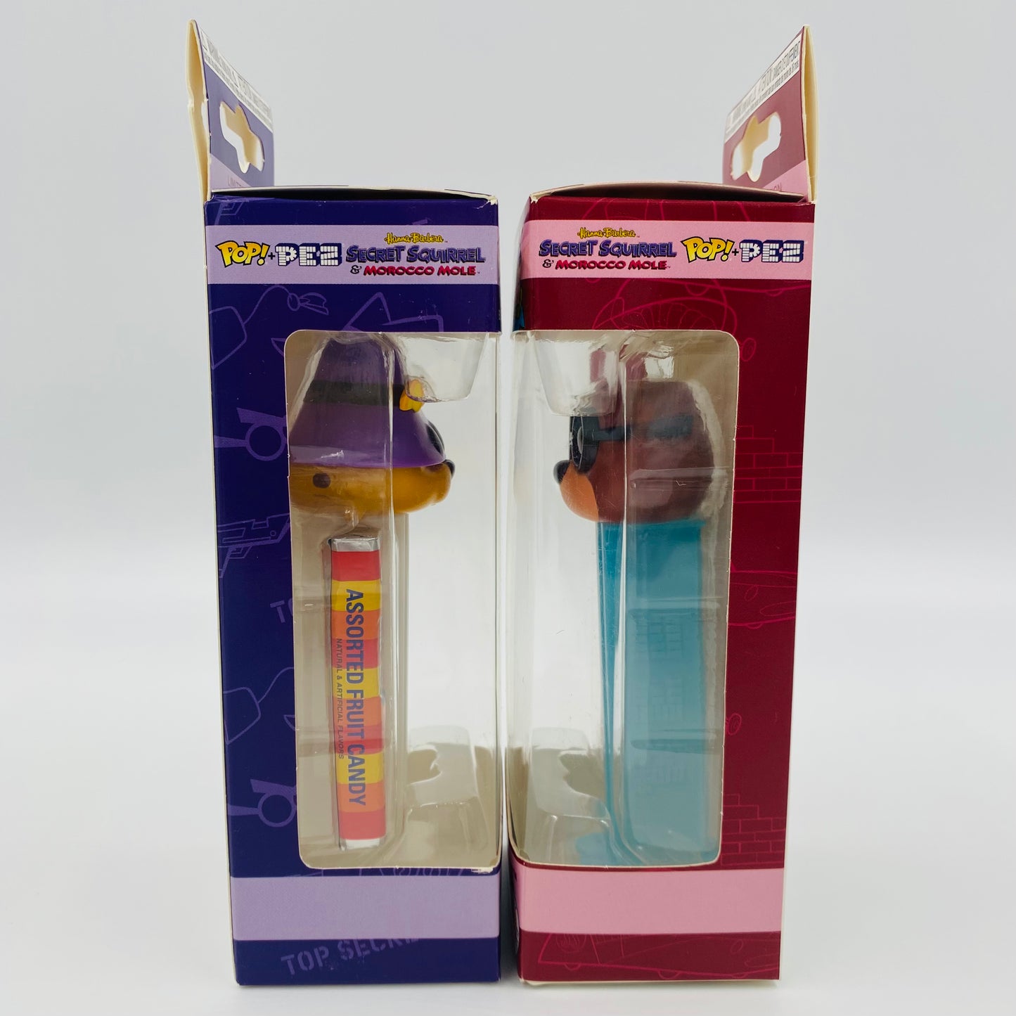 M&PC Pop! + PEZ Dispenser FUN PACK: Hanna-Barbera Secret Squirrel & Morocco Mole