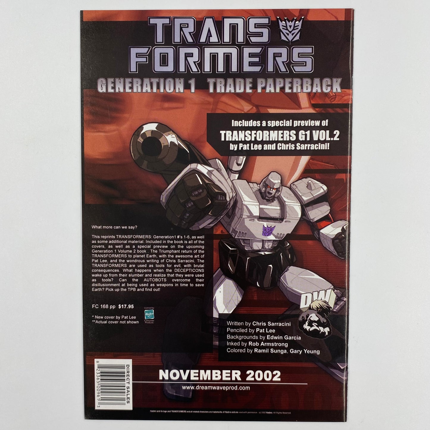 Transformers Generation One vol 1 #1-6 (2002) DreamWave