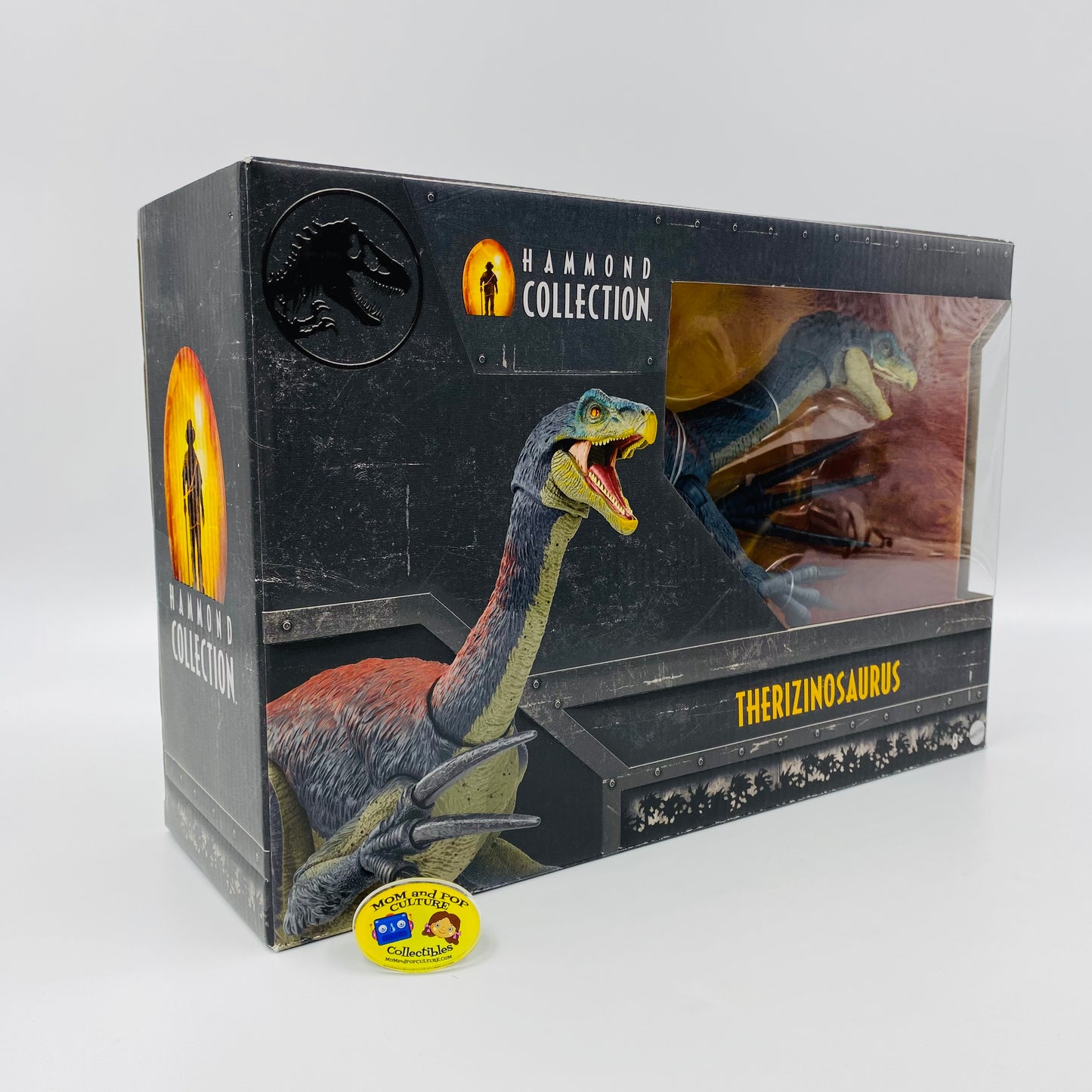 Jurassic World Hammond Collection Therizinosaurus boxed action figure (2024) Mattel