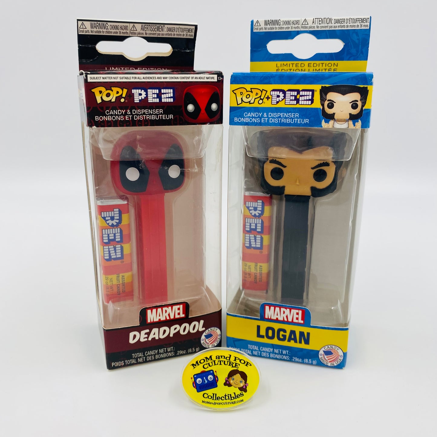 M&PC Pop! + PEZ Dispenser FUN PACK: Deadpool & Wolverine!
