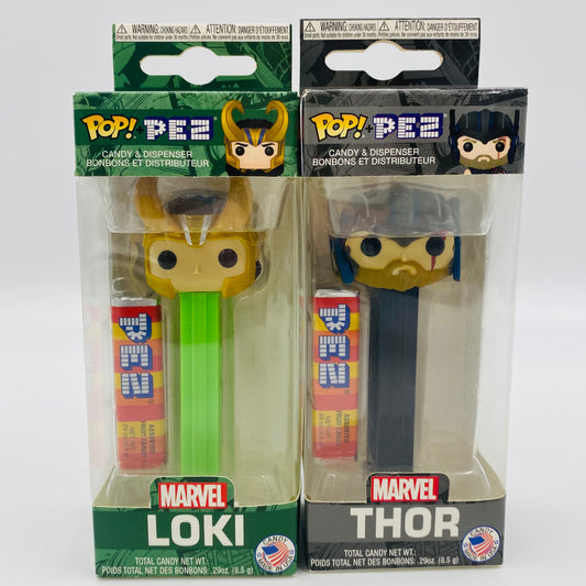 M&PC Pop! + PEZ Dispenser FUN PACK: Loki & Thor!
