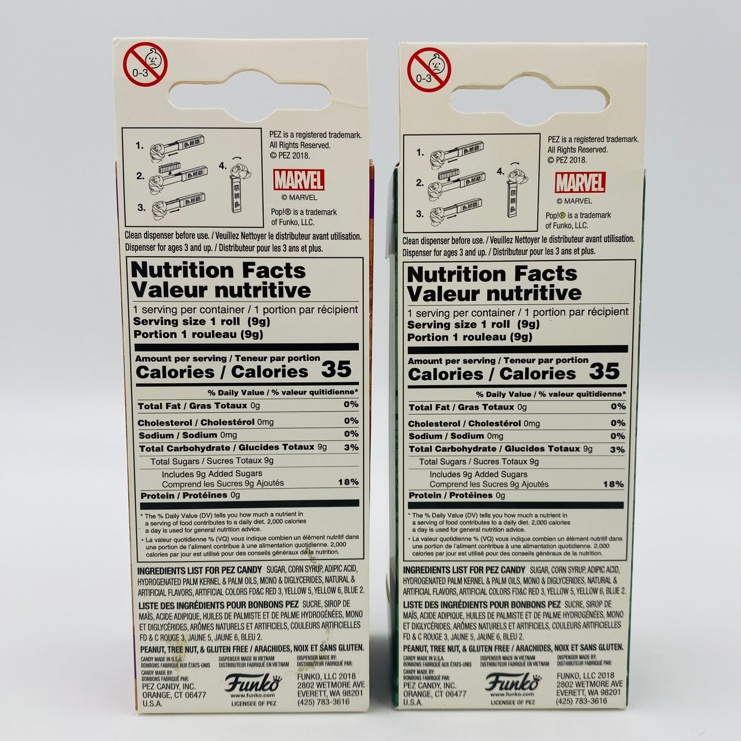 M&PC Pop! + PEZ Dispenser FUN PACK: Marvel Bring on the Bad Guys!