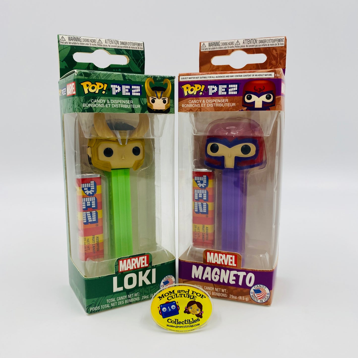 M&PC Pop! + PEZ Dispenser FUN PACK: Marvel Bring on the Bad Guys!