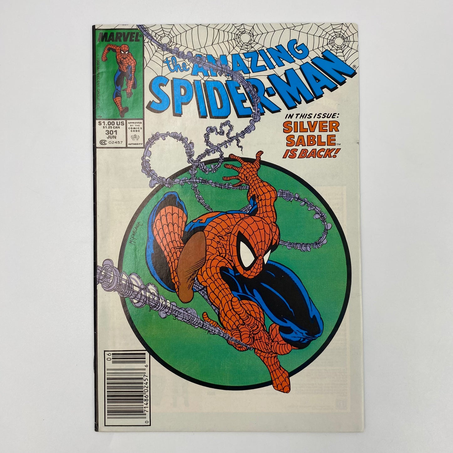 Amazing Spider-Man #301 newsstand edition (1988) Marvel (FN-)