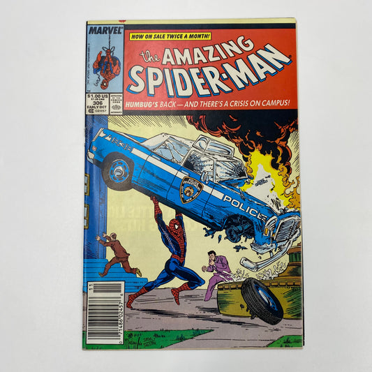 Amazing Spider-Man #306 newsstand edition (1988) Marvel (FN-)