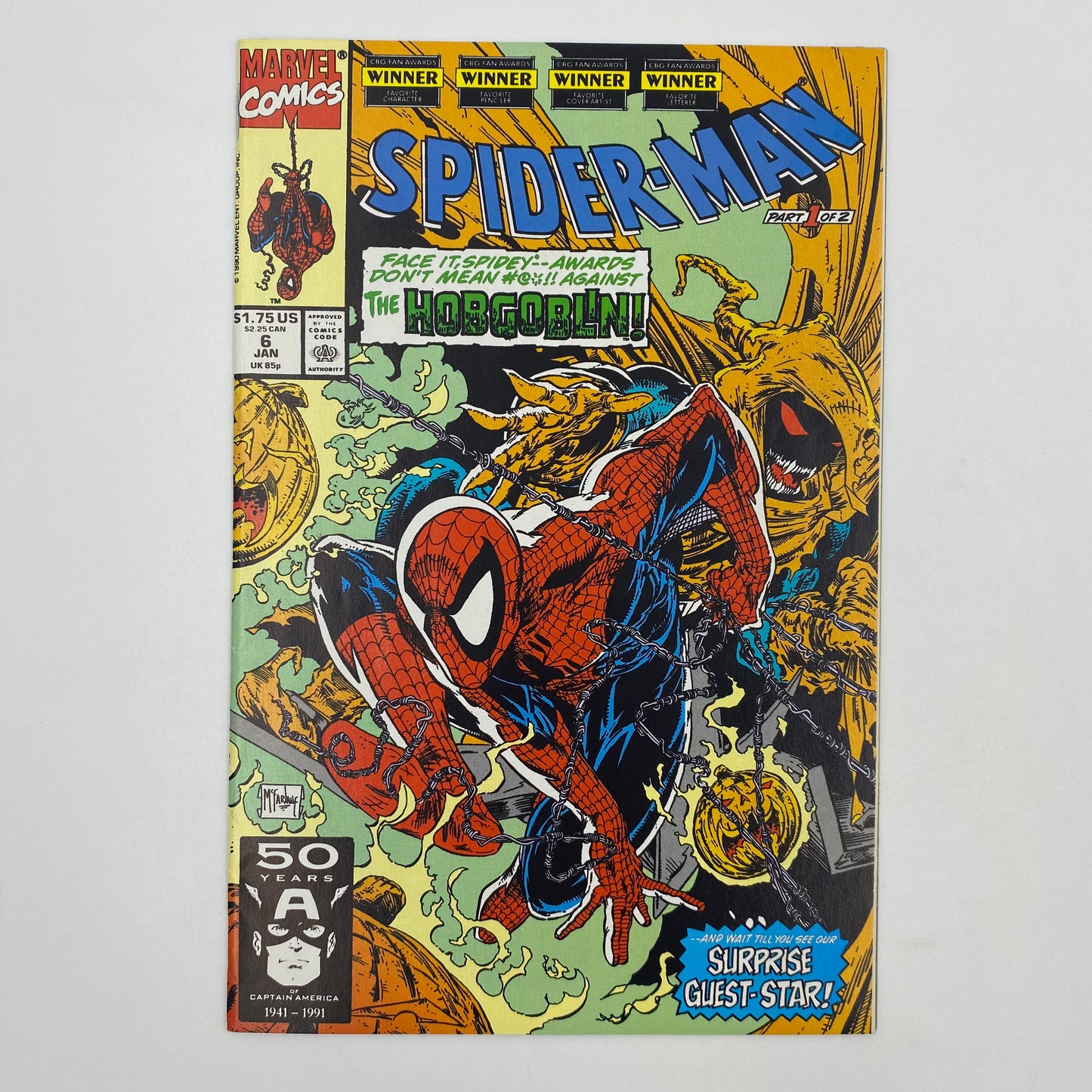 Spider-Man #6 & 7 “Masques” (1991) Marvel $4