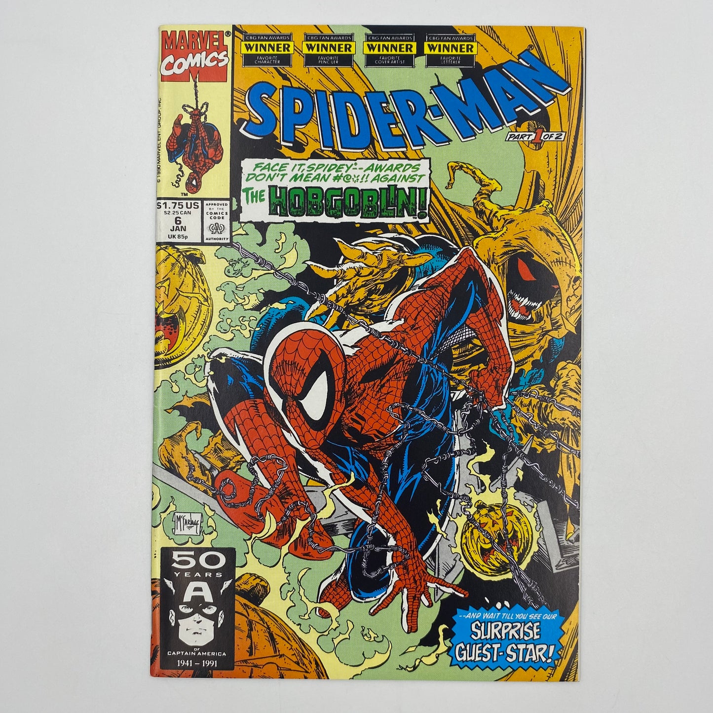 Spider-Man #6 & 7 “Masques” (1991) Marvel $2