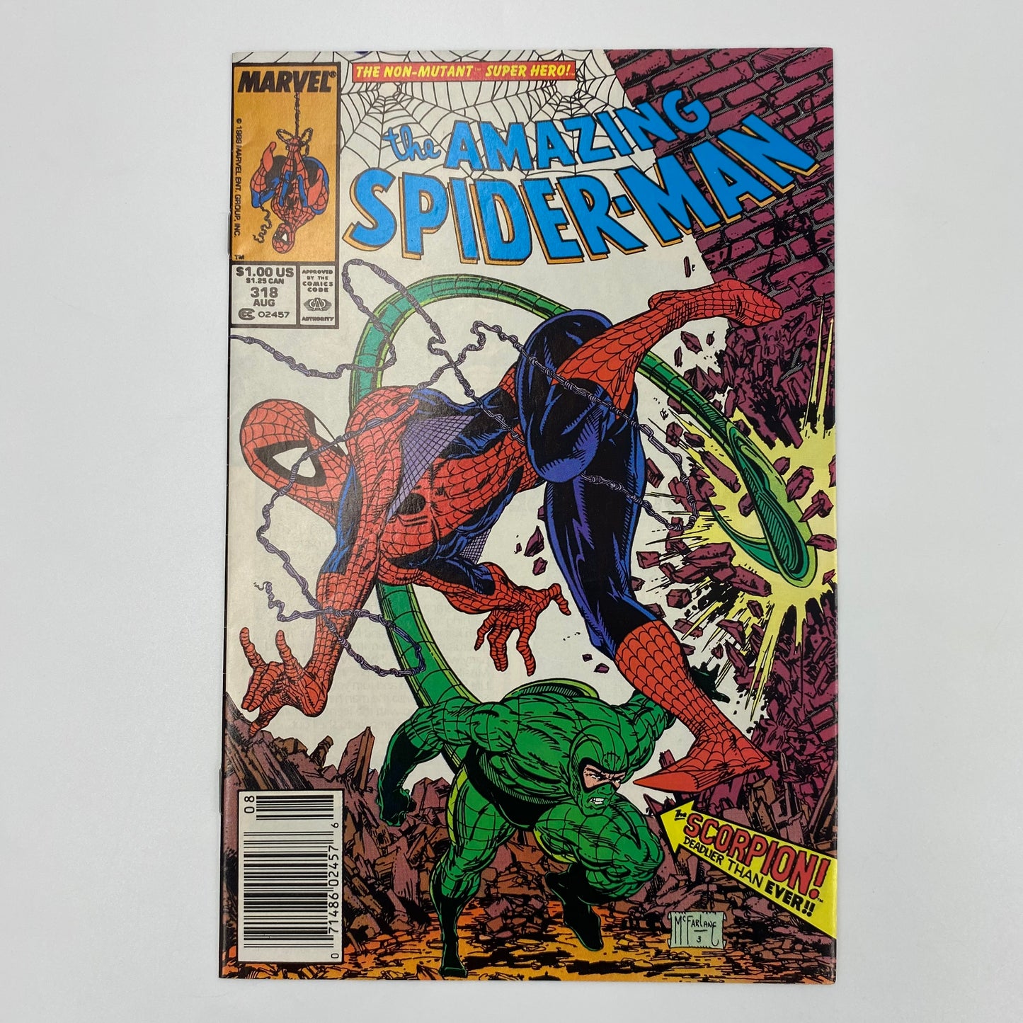 Amazing Spider-Man #318 newsstand edition (1989) Marvel (FN)