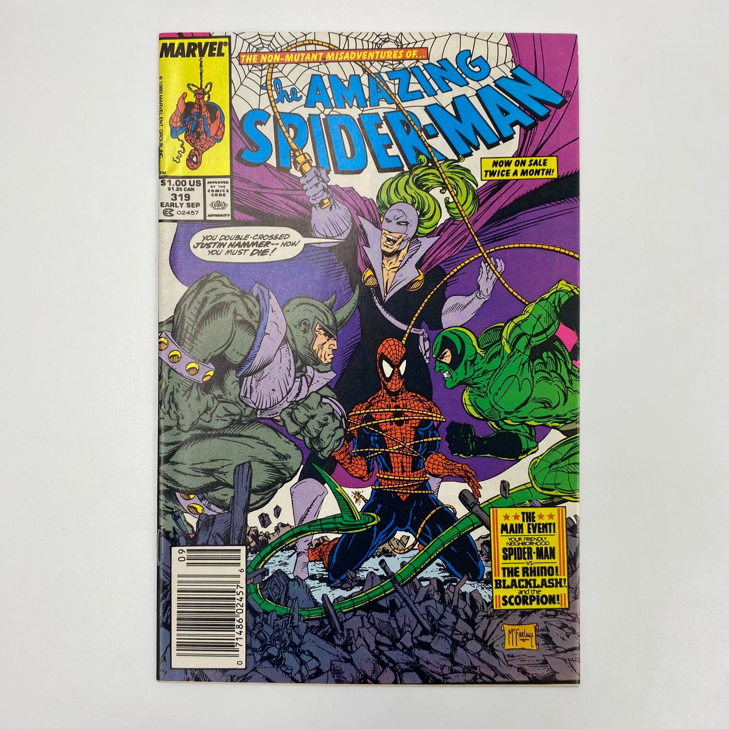 Amazing Spider-Man #319 newsstand edition (1989) Marvel (FN)