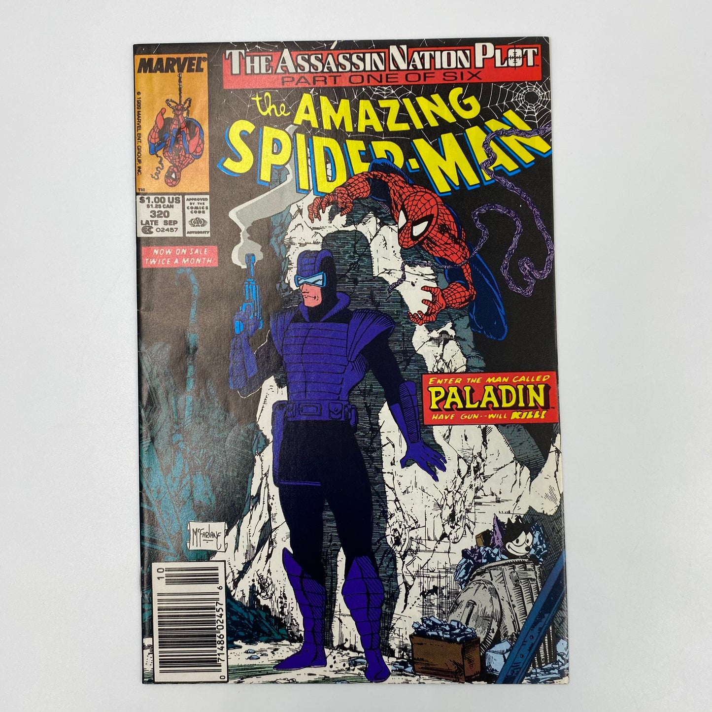 Amazing Spider-Man #320-325 “The Assassination Plot” (1989) Marvel (VG to FN)