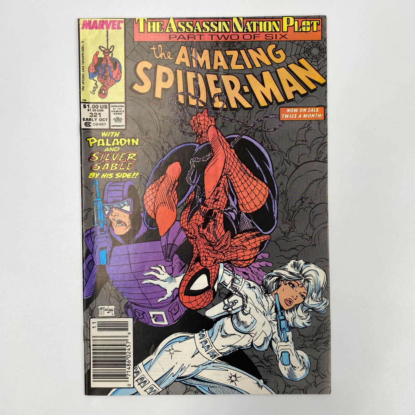 Amazing Spider-Man #320-325 “The Assassination Plot” (1989) Marvel (VG to FN)