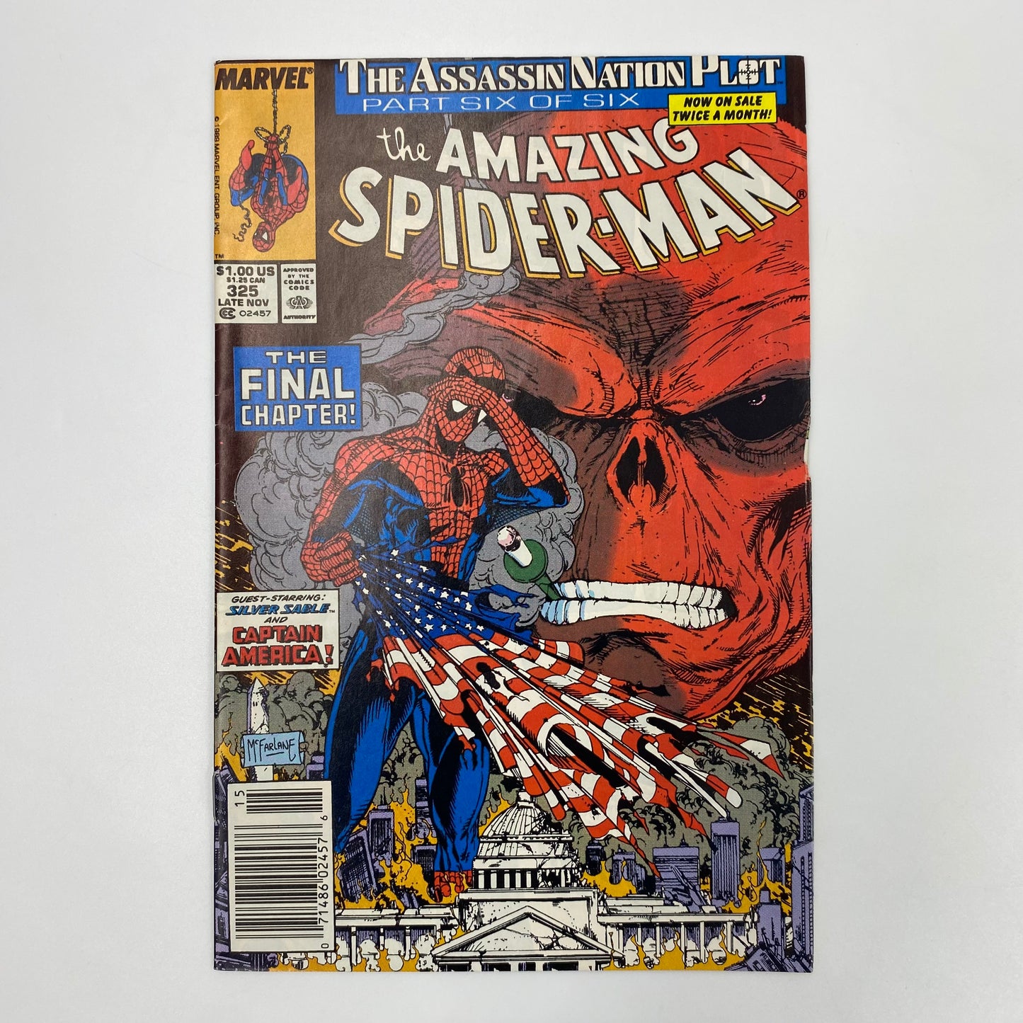 Amazing Spider-Man #320-325 “The Assassination Plot” (1989) Marvel (VG to FN)