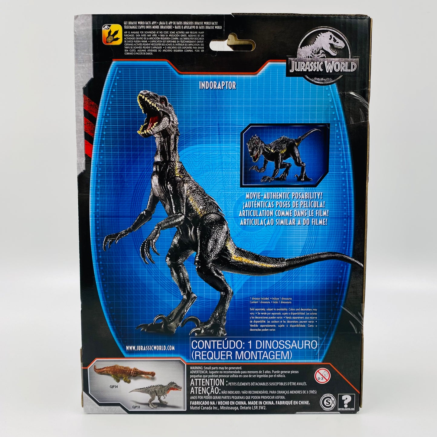Jurassic World Super Posable Indoraptor carded action figure (2018) Mattel