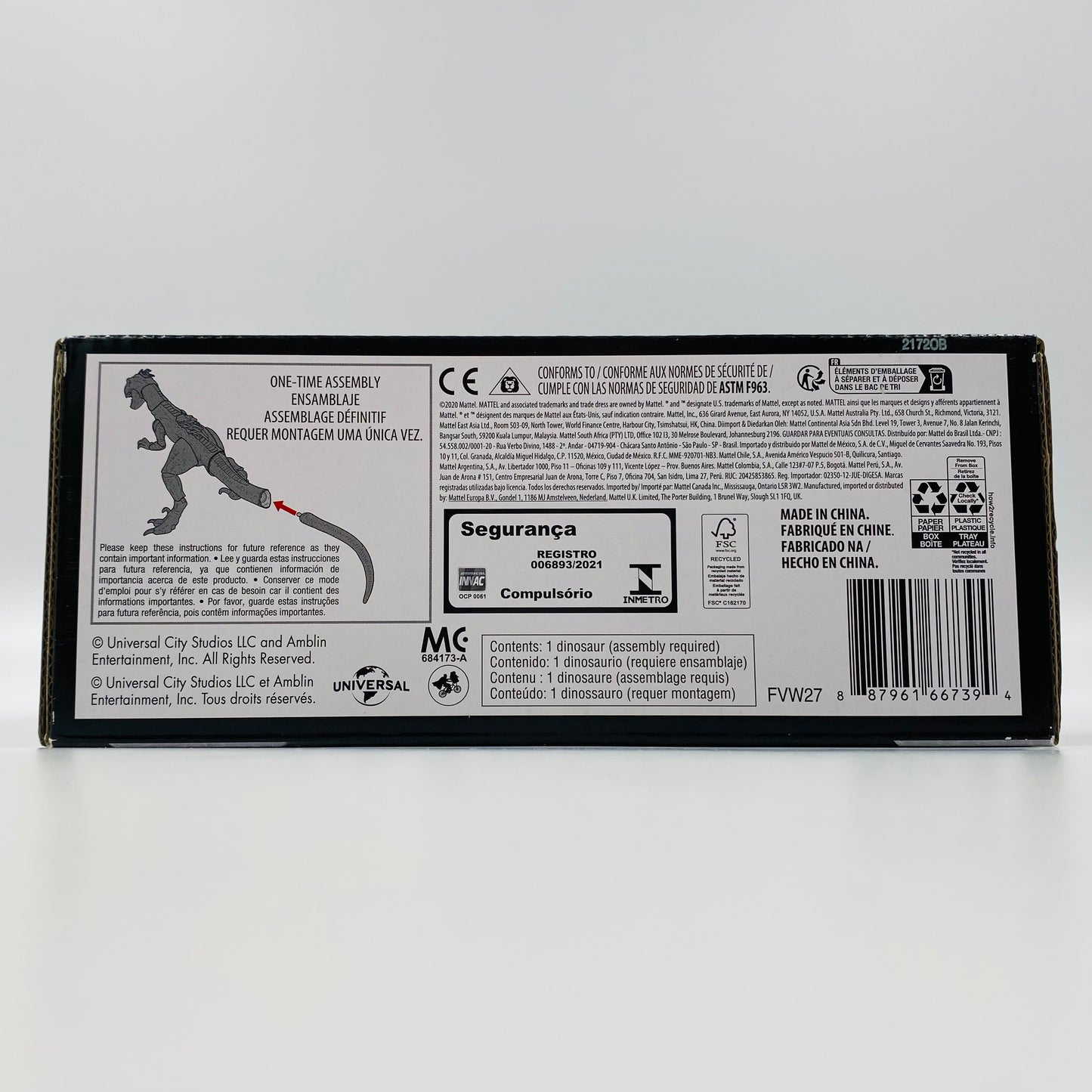 Jurassic World Super Posable Indoraptor carded action figure (2018) Mattel