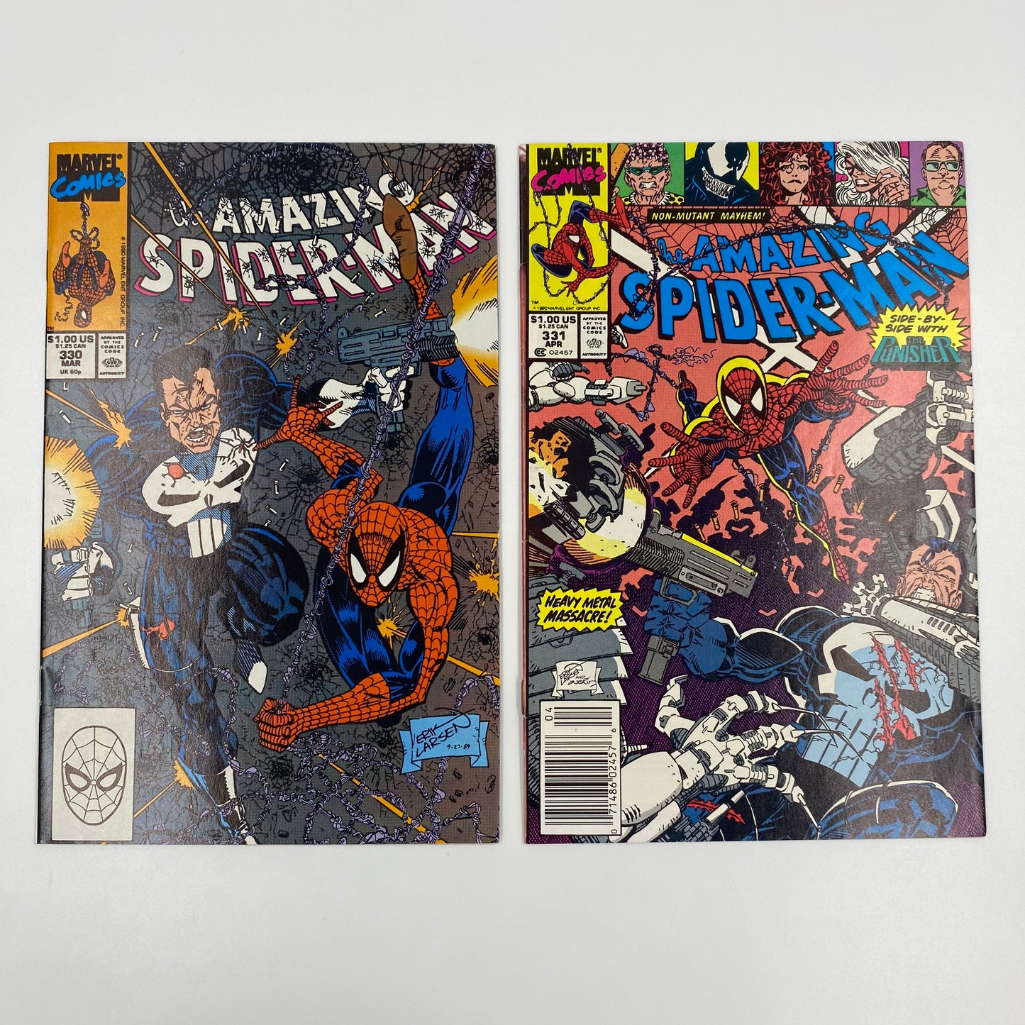 Amazing Spider-Man #330-331 (1990) Marvel (FN+)