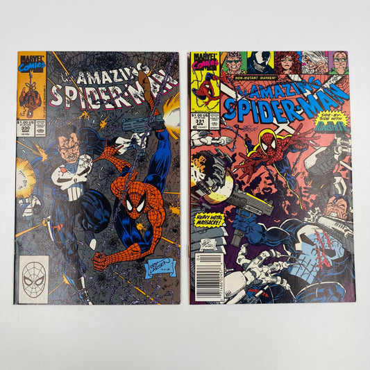 Amazing Spider-Man #330-331 (1990) Marvel (FN+)