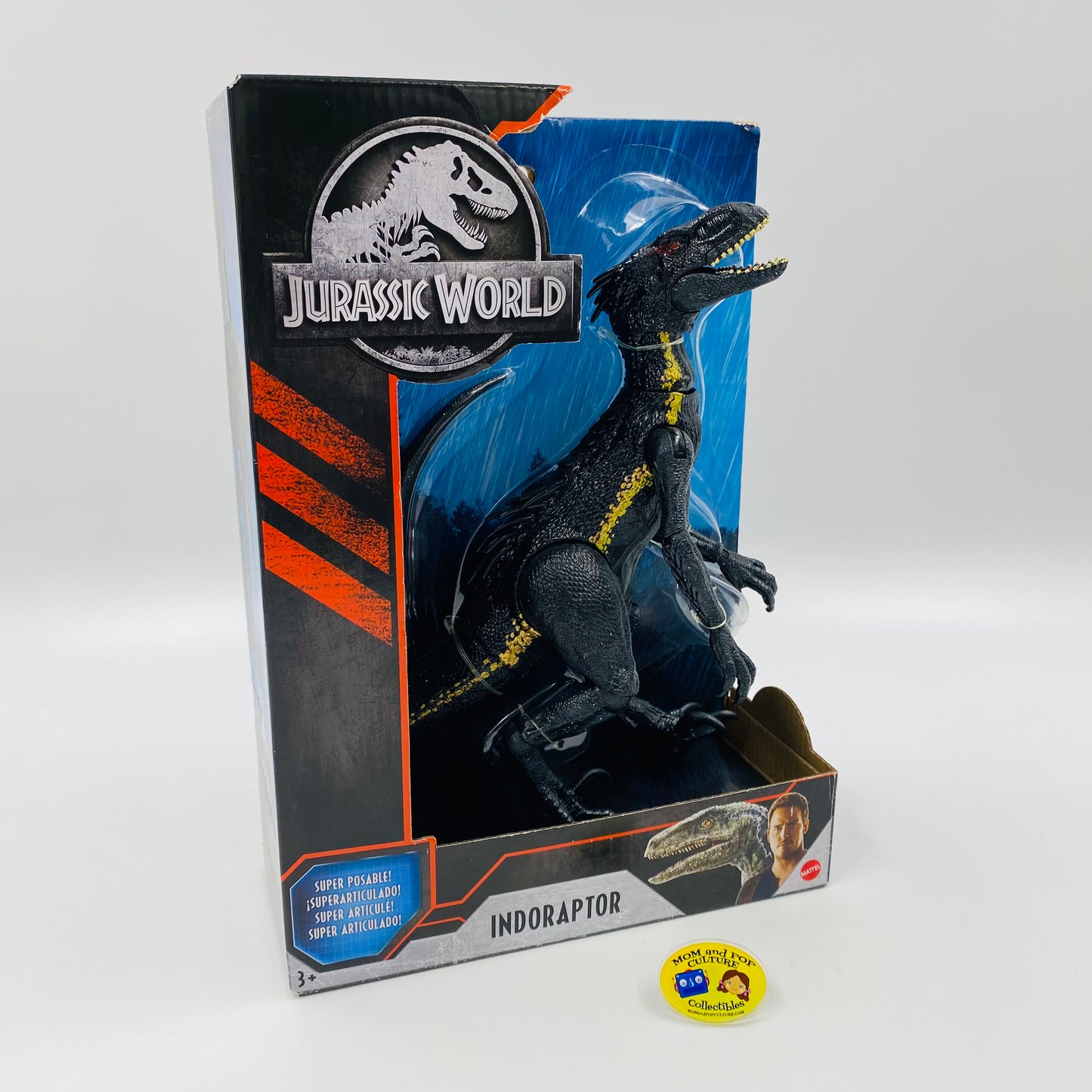 Jurassic World Super Posable Indoraptor carded action figure (2018) Mattel