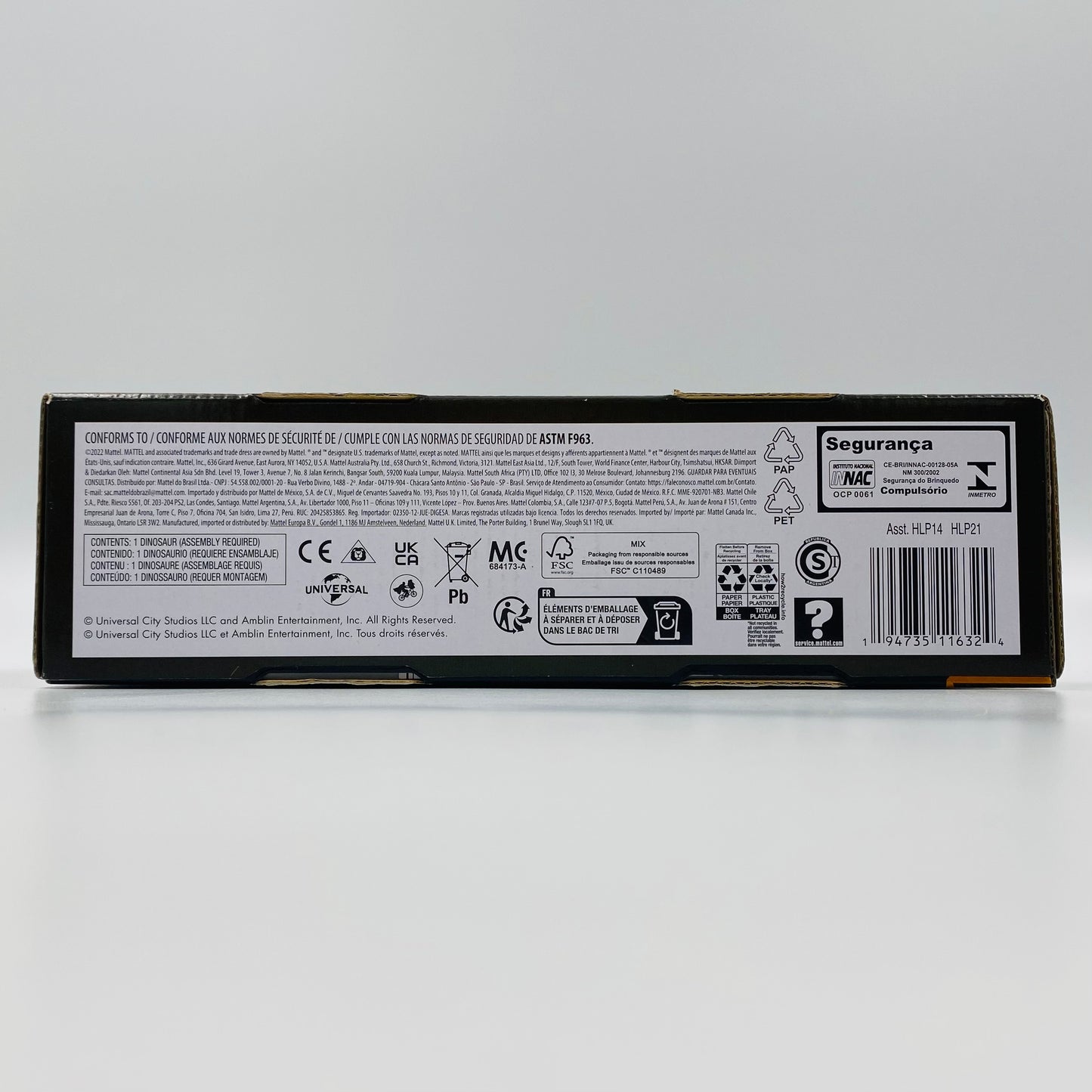 Jurassic World Wild Roar Orkoraptor carded action figure (2023) Mattel