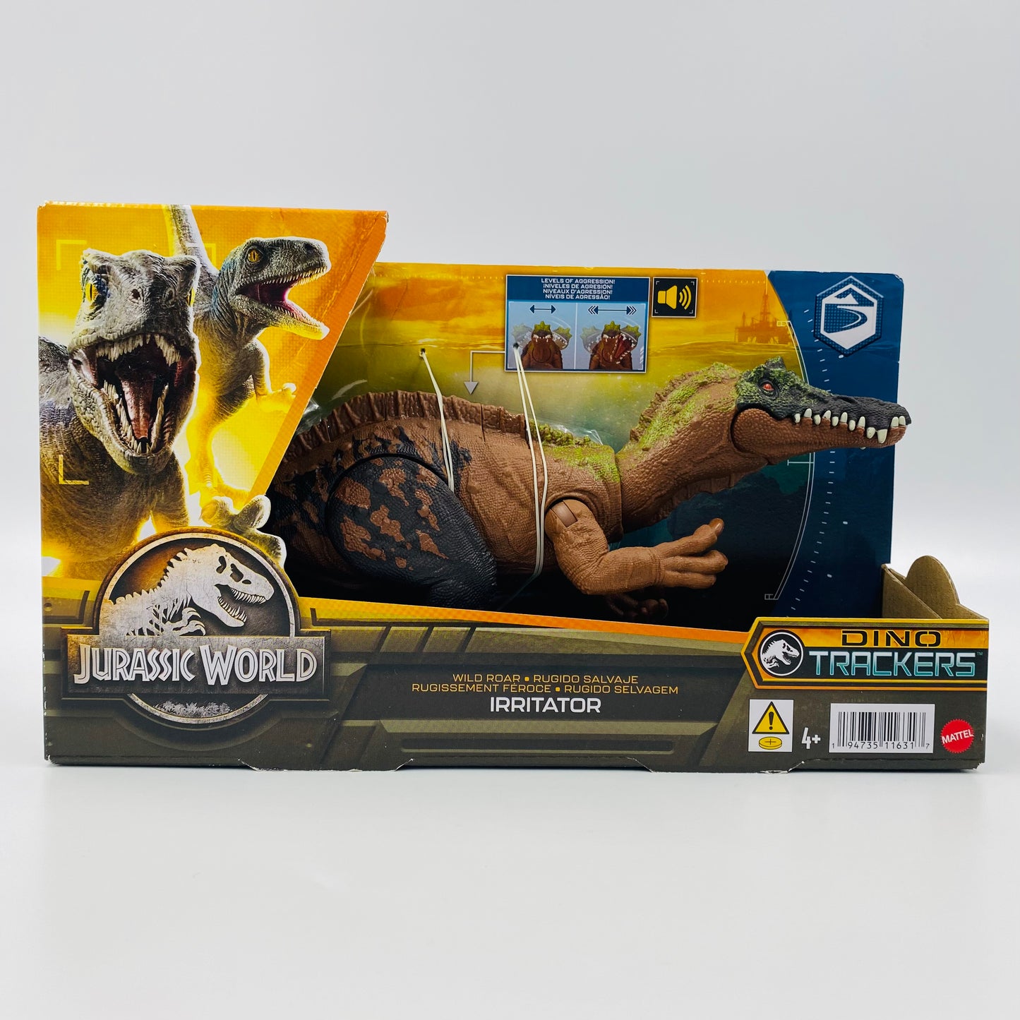 Jurassic World Wild Roar Irritator carded action figure (2023) Mattel