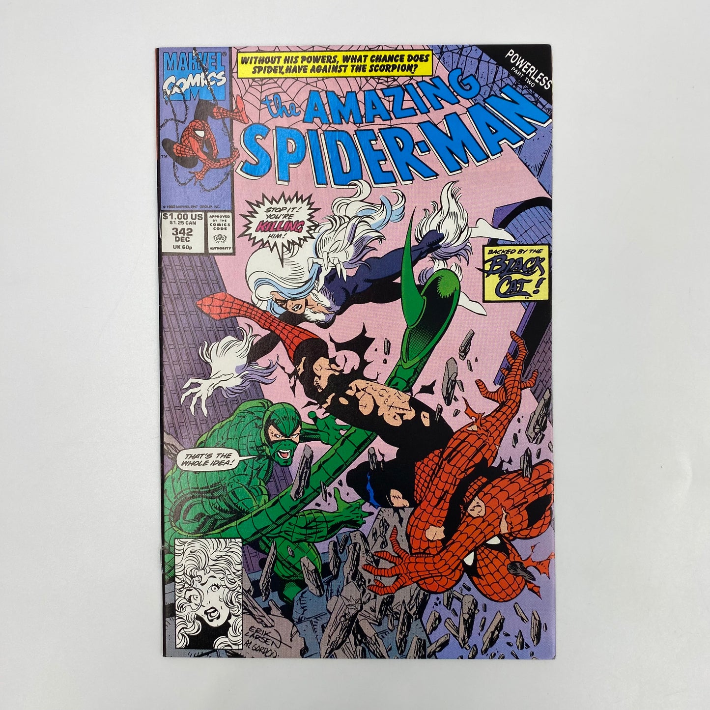 Amazing Spider-Man #341-343 (1990-1991) Marvel (FN, FN+, FN)