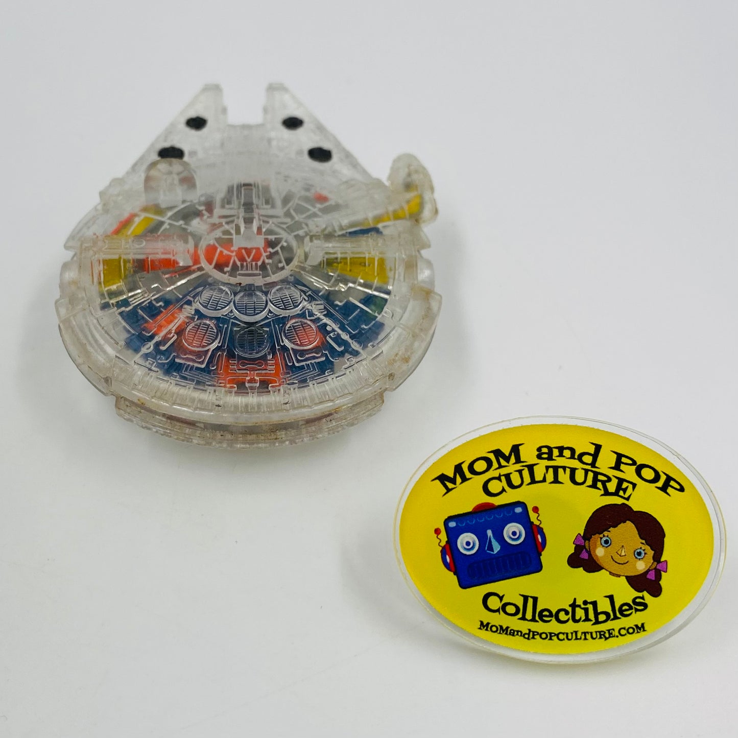 Micro Machines Space Star Wars X-Ray Fleet Millenium Falcon loose micro vehicle (1995) Galoob