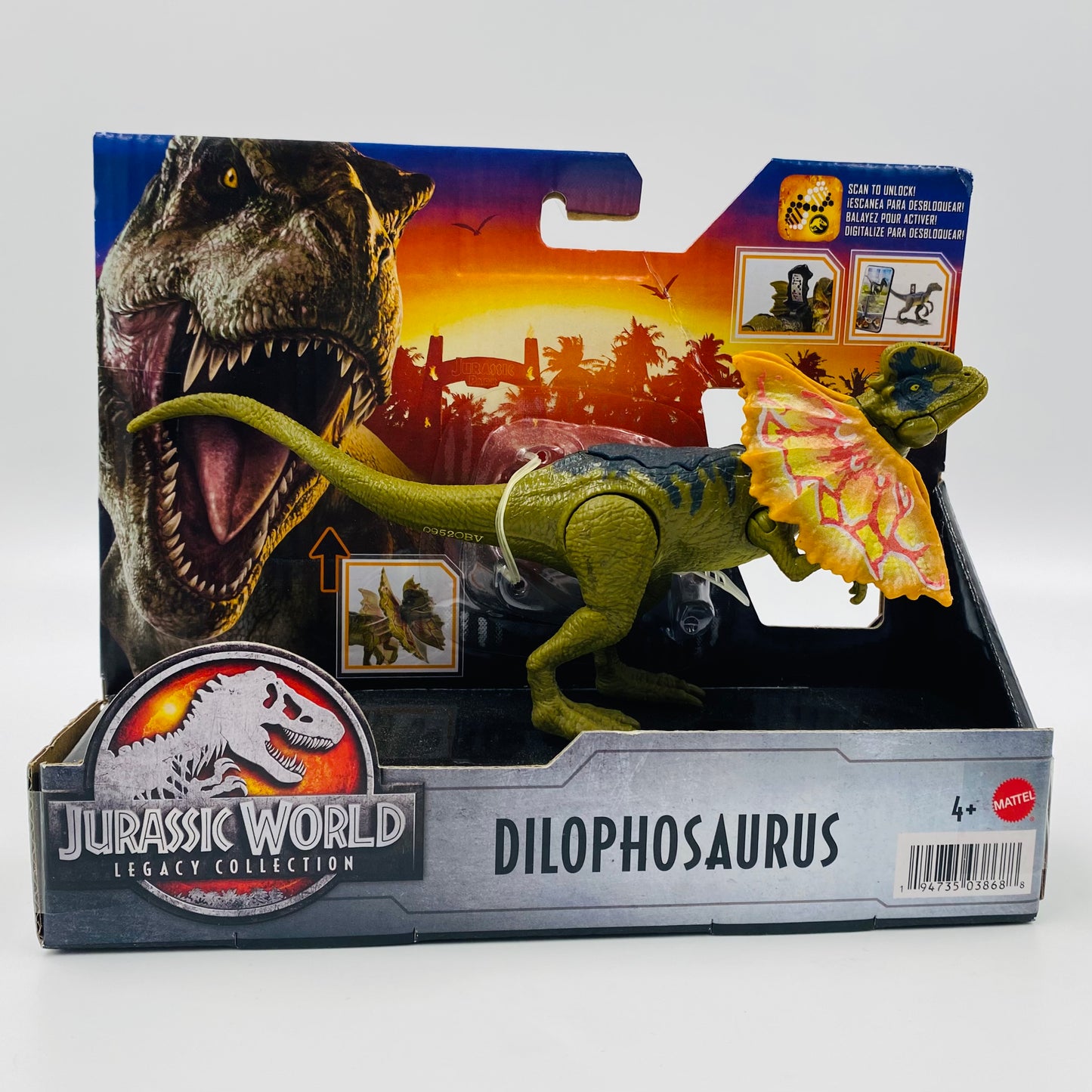 Jurassic World Legacy Collection Dilophosaurus carded action figure (2021) Mattel