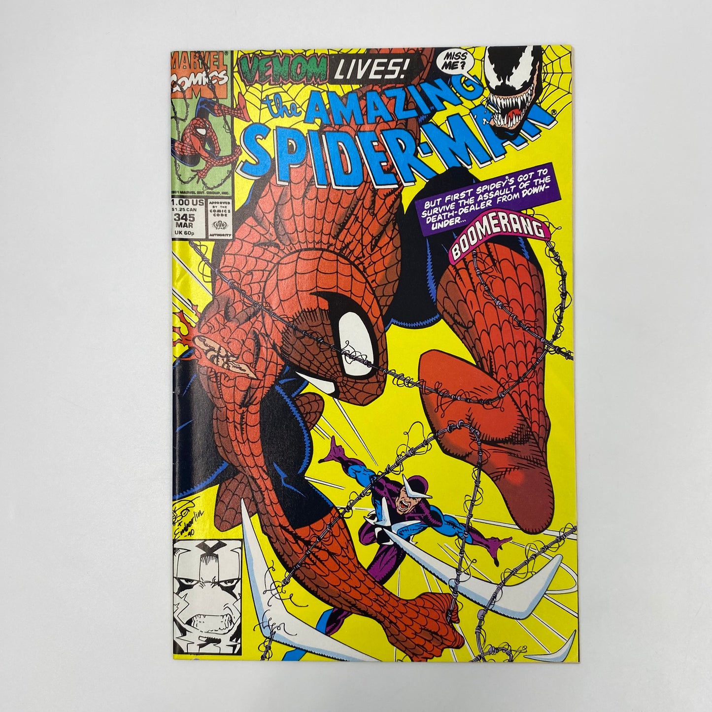 Amazing Spider-Man #345 (1991) Marvel (FN+)