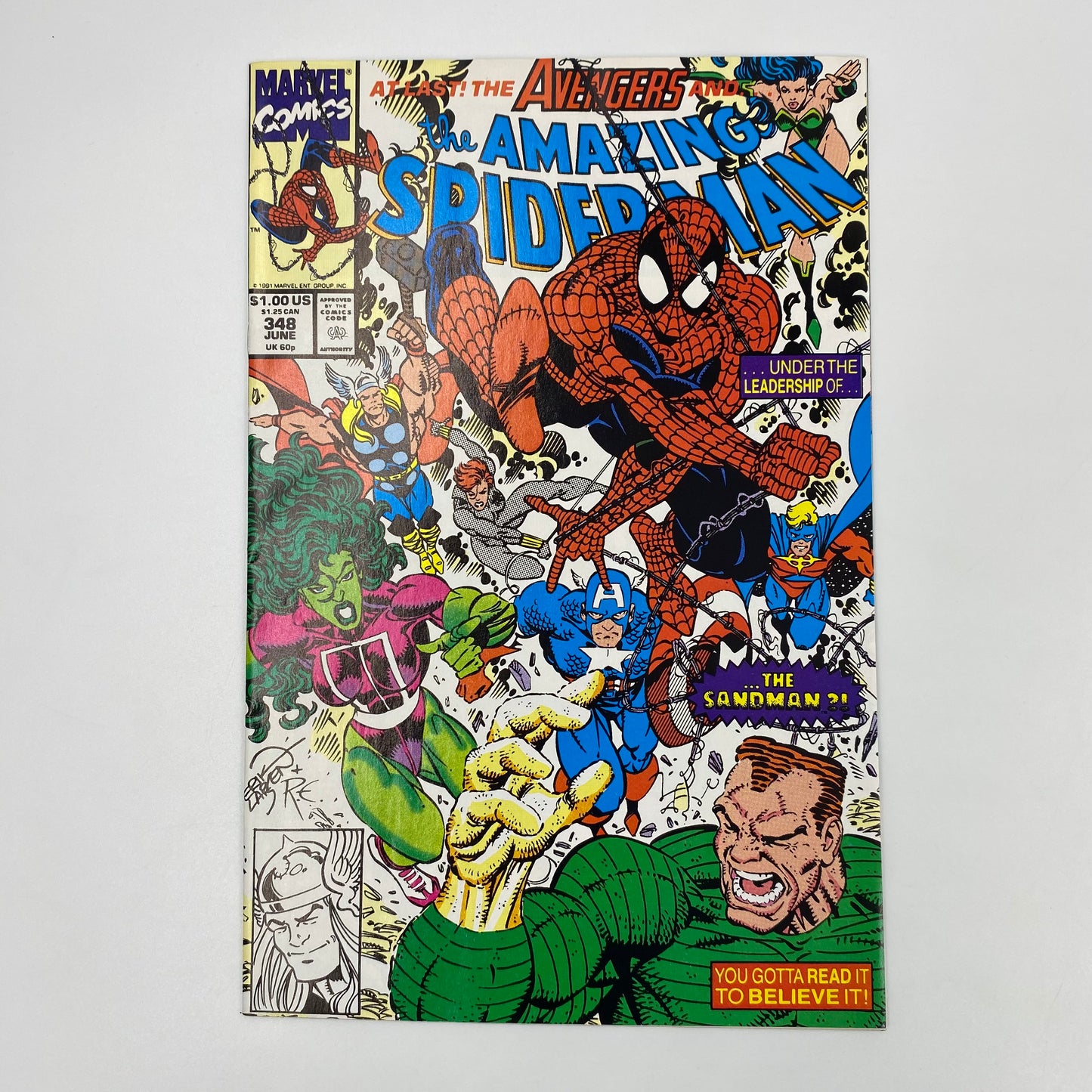 Amazing Spider-Man #348 (1991) Marvel (FN+)