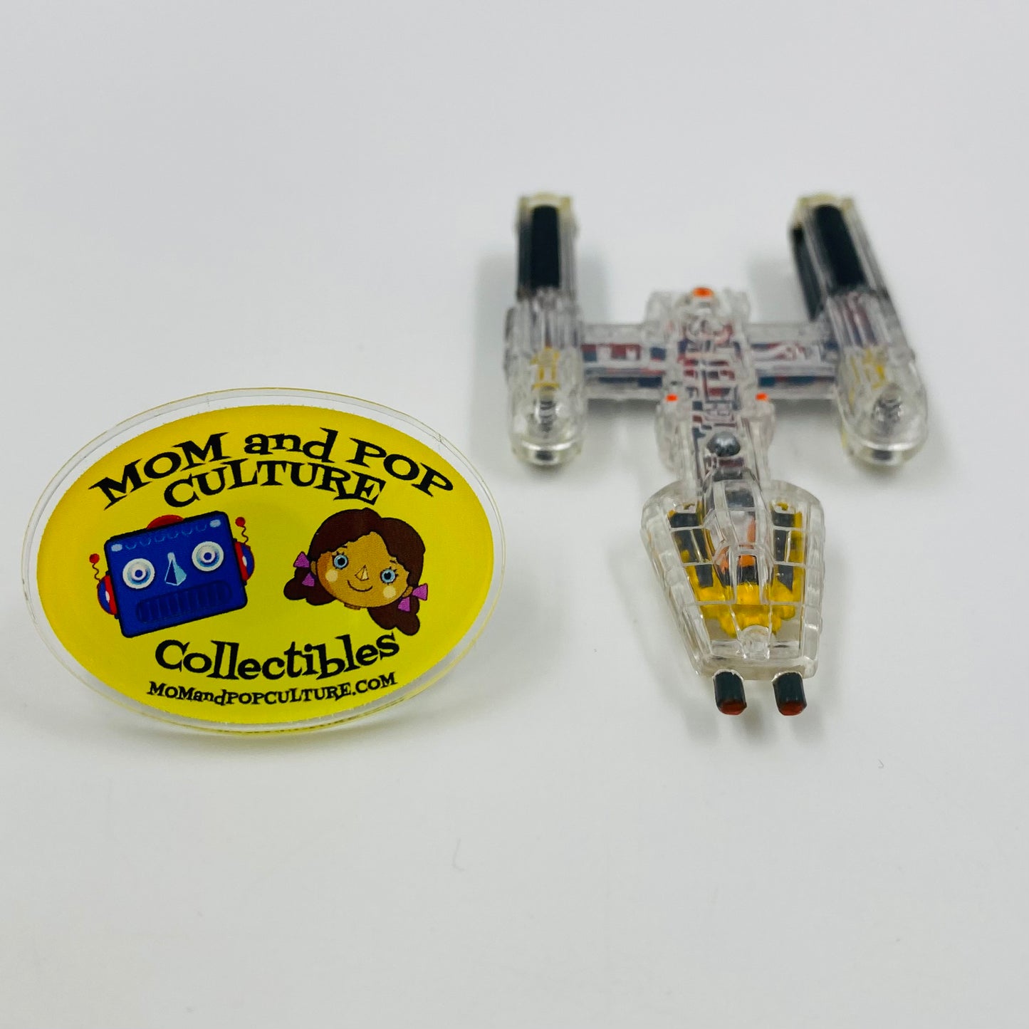 Micro Machines Space Star Wars X-Ray Fleet Y-Wing Starfighter loose micro vehicle (1995) Galoob