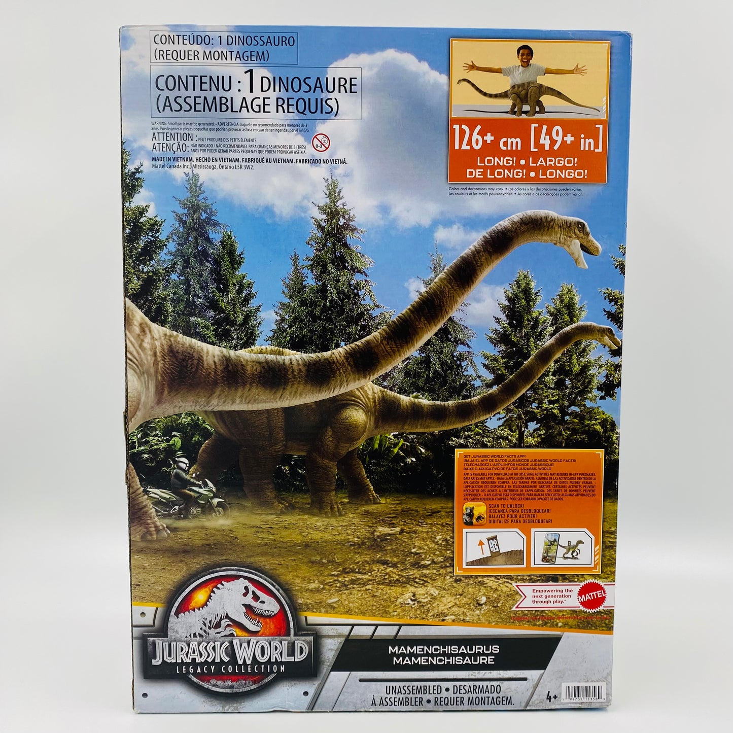 Jurassic World Legacy Collection Mamenchisaurus boxed action figure (2023) Mattel