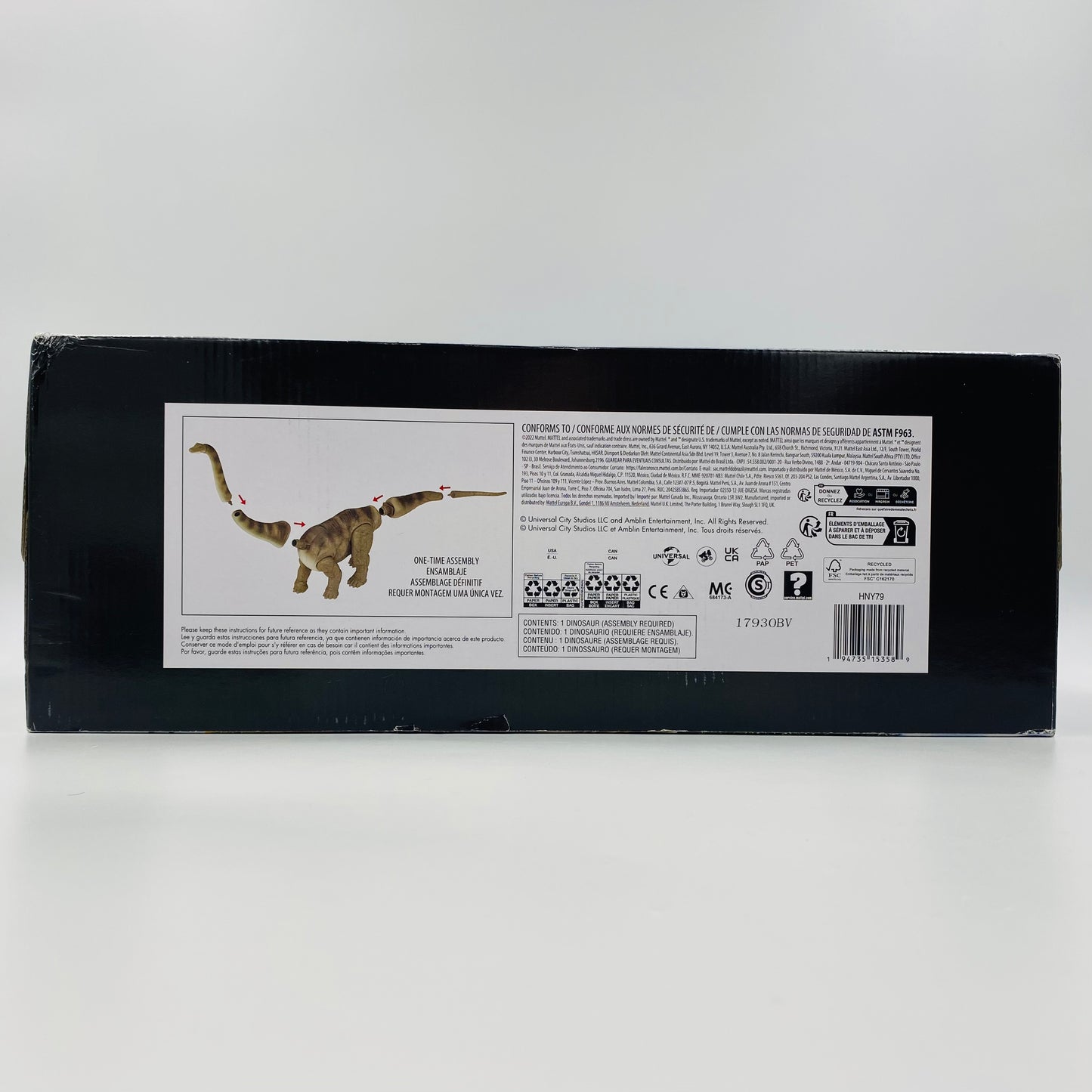 Jurassic World Legacy Collection Mamenchisaurus boxed action figure (2023) Mattel