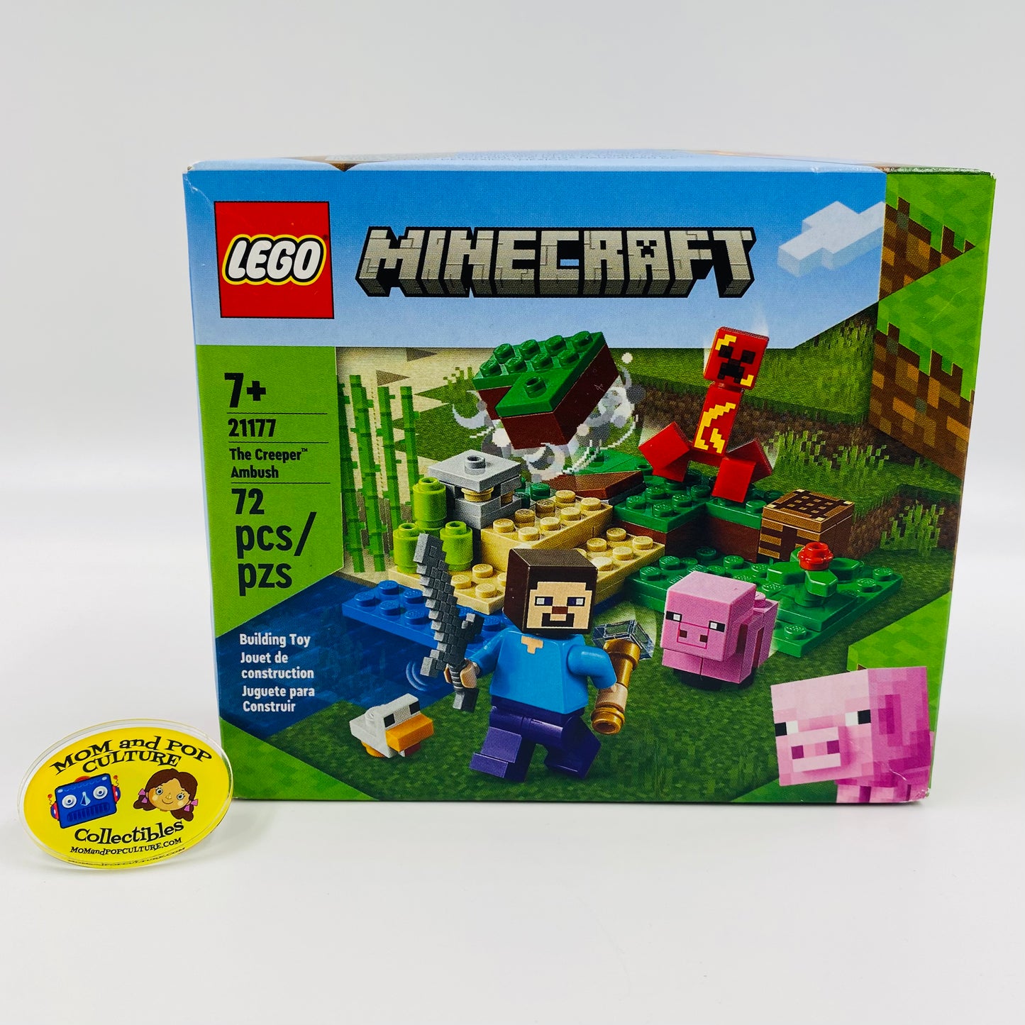 LEGO Minecraft The Creeper Ambush boxed set (2022) 21177