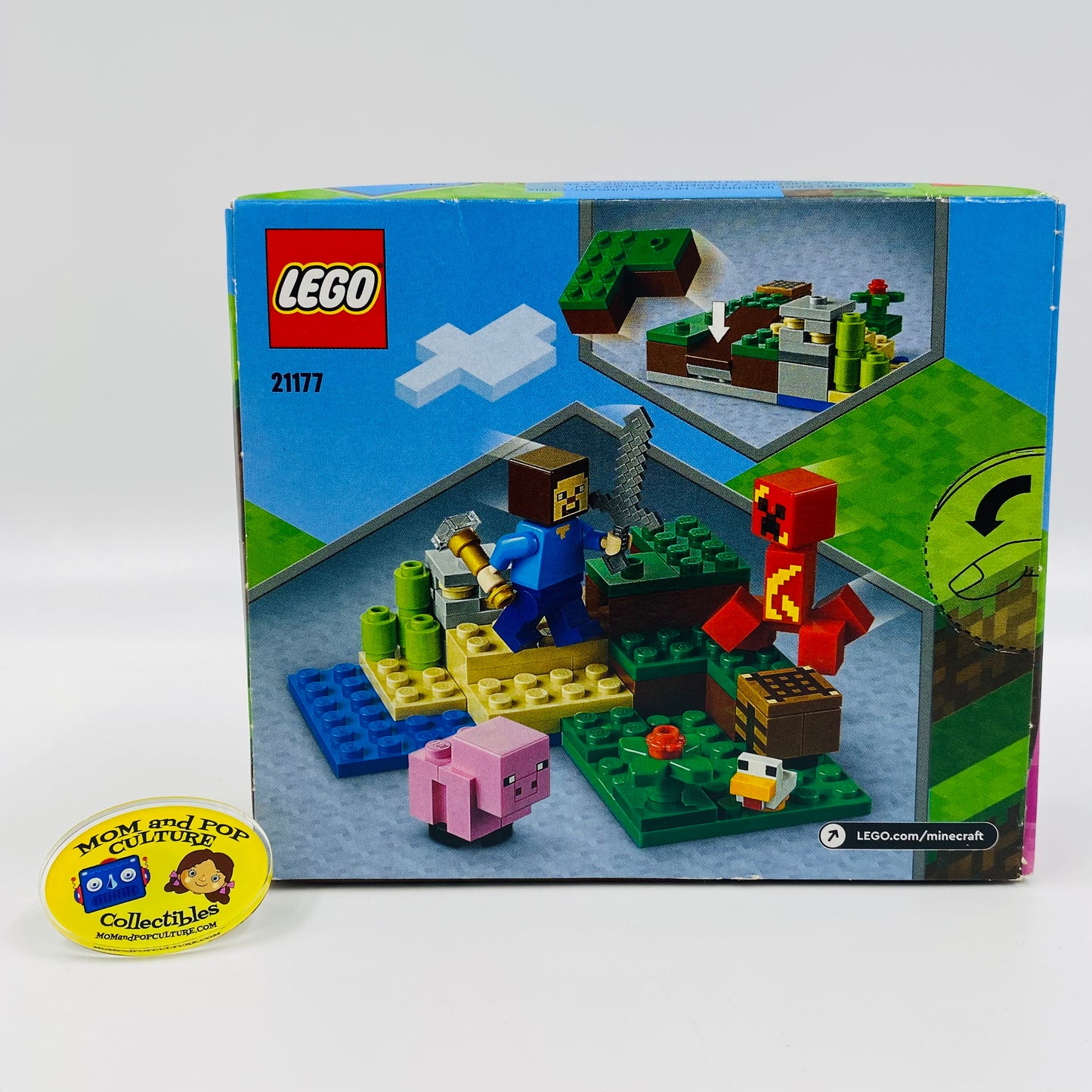 LEGO Minecraft The Creeper Ambush boxed set (2022) 21177
