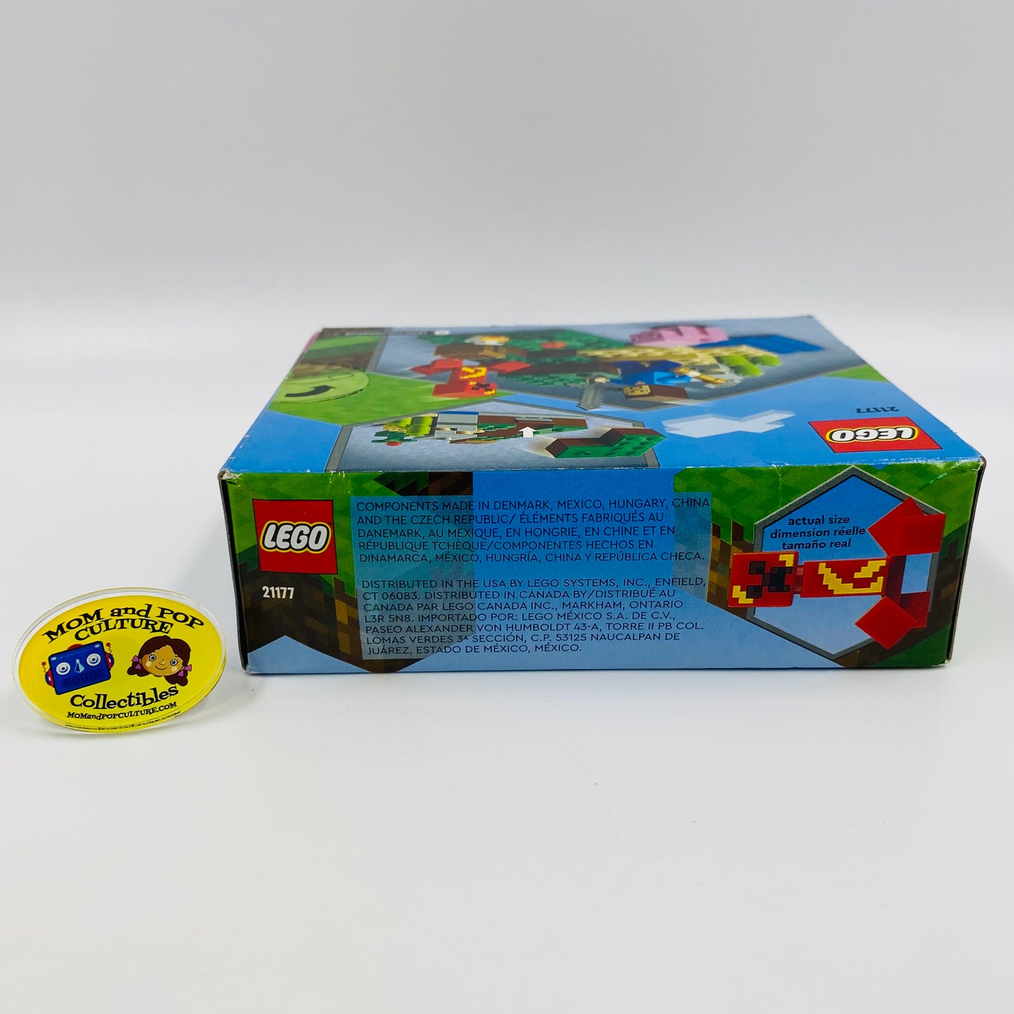 LEGO Minecraft The Creeper Ambush boxed set (2022) 21177