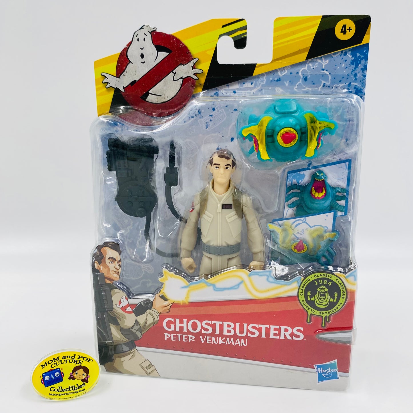 Ghostbusters Fright Feature Peter Venkman with Ghost Fright accessory carded 5” action figure (2020) Hasbro