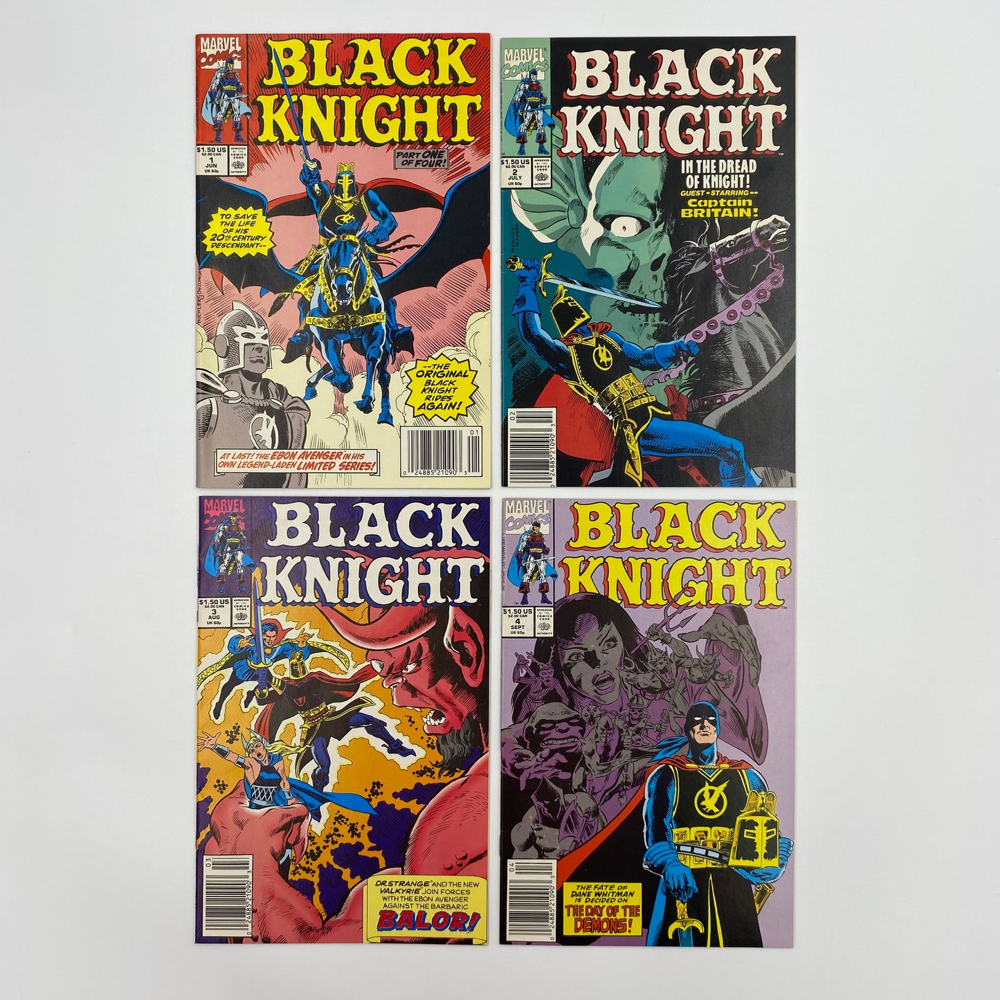 Black Knight #1-4 (1990) Marvel