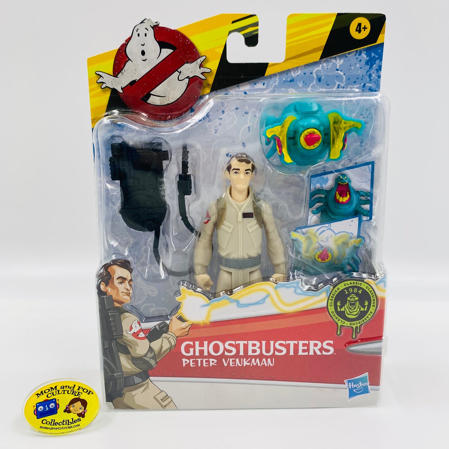 Ghostbusters Fright Feature Peter Venkman with Ghost Fright accessory carded 5” action figure (2020) Hasbro